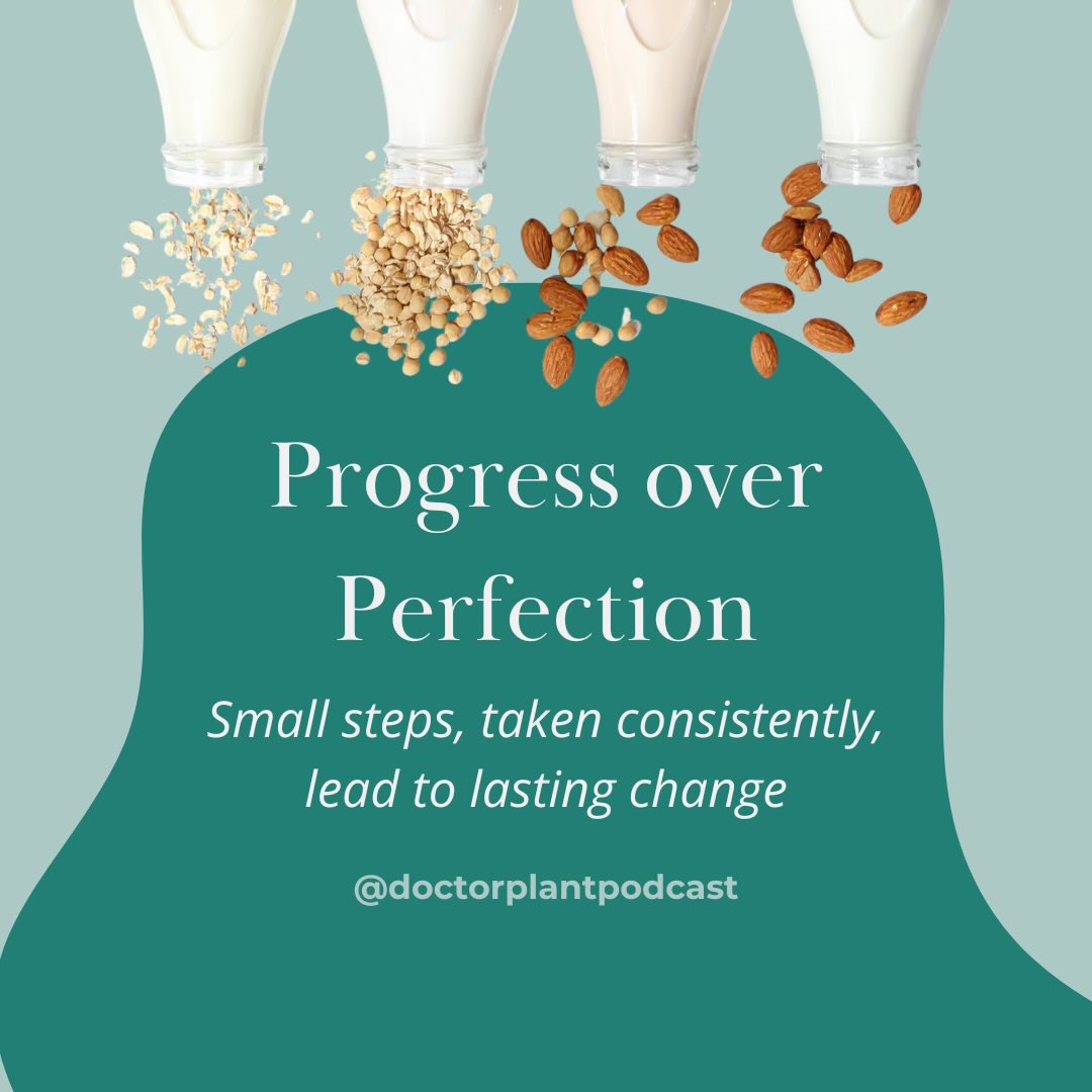 Our theme for this January is progress over perfection. New Year’s resolutions often bring a lot of pressure to change everything at once, but lasting change comes from small, comfortable shifts that turn into consistent habits over time.
This month, instead of making huge changes, try weaving simple plant-based choices into the habits you already have!