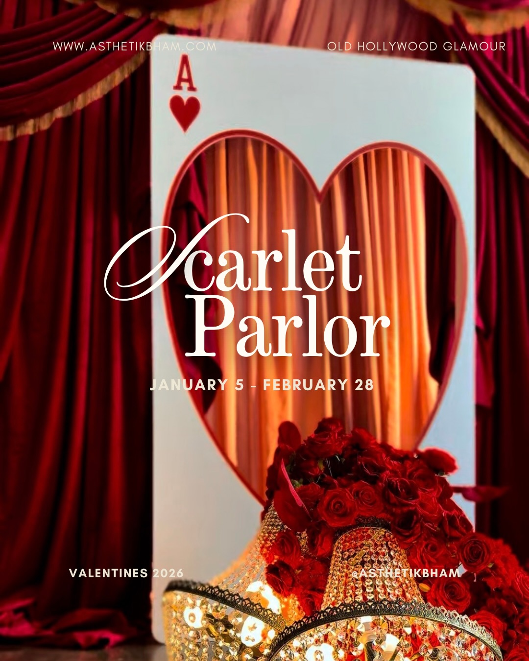 Soft love is cute… but we wanted drama.
Scarlet Parlor was made for bold romance, cinematic moments,
and people who know the power of a good frame.
If it feels like a scene from a movie—good. That’s the point.
Available in studio until Feb 28th. Booking available online 💋