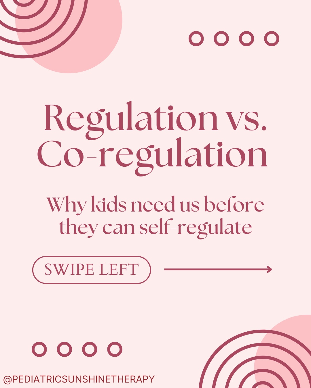 Self-regulation isn’t something children are expected to “just know.”
It’s a skill that develops through co-regulation (calm, connected support from trusted adults).🤍 When children feel safe and understood, their brains are better able to learn, communicate, and grow. Over time, repeated co-regulation helps build independence and emotional regulation skills.
If your child struggles with regulation, communication, or sensory challenges, speech and occupational therapy can help.
📞 Contact us today to learn more about our services.
🌻 Save this post for later
🌻 Share with a parent who may need this reminder
•
•
•
#PediatricTherapy #SpeechTherapy #OccupationalTherapy #EarlyIntervention #ChildDeveloment