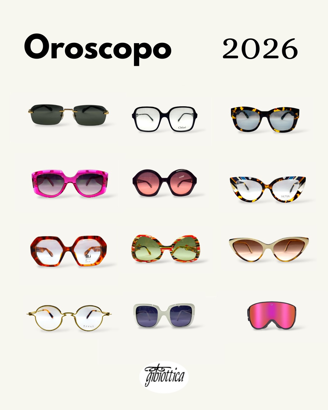 Ogni segno ha la sua anima, ogni occhiale racconta una storia. Trova il match perfetto per il tuo 2026.🪐
✨Passa in negozio per provare dal vivo il modello dedicato al tuo segno!
#oroscopo #optic #zodiac #occhiali #trend