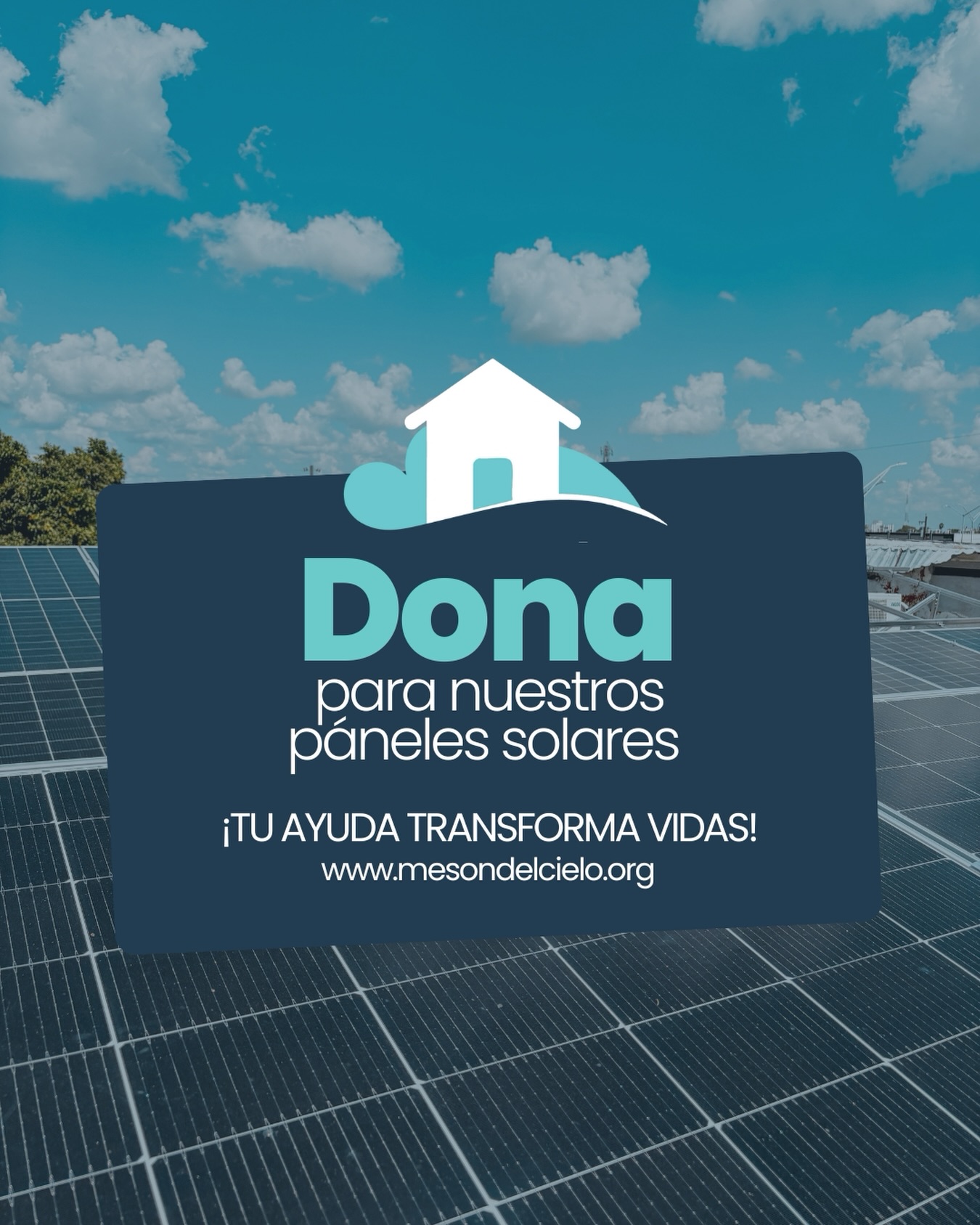 Tu donación para los paneles solares del Mesón del Cielo nos permite seguir transformando vidas 🤍
🔗 Dona en www.mesondelcielo.org
Cada aporte suma. 🙌