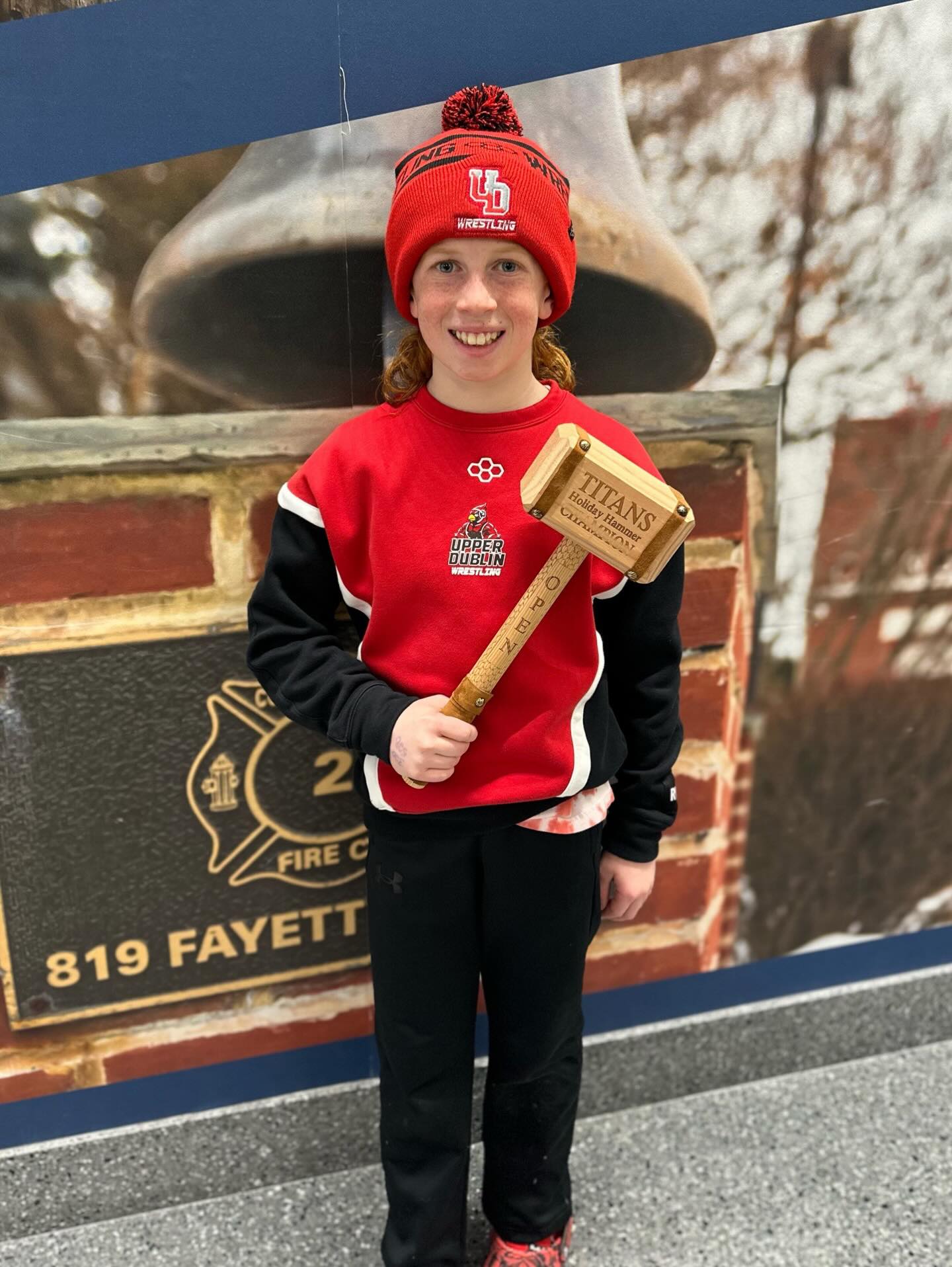 Great job to our Upper Dublin wrestlers who competed at the @gnwc_titans Holiday Hammer this weekend! Proud of the hard work and determination on display. π¨π¨ #udyouthwrestling #youthwrestling