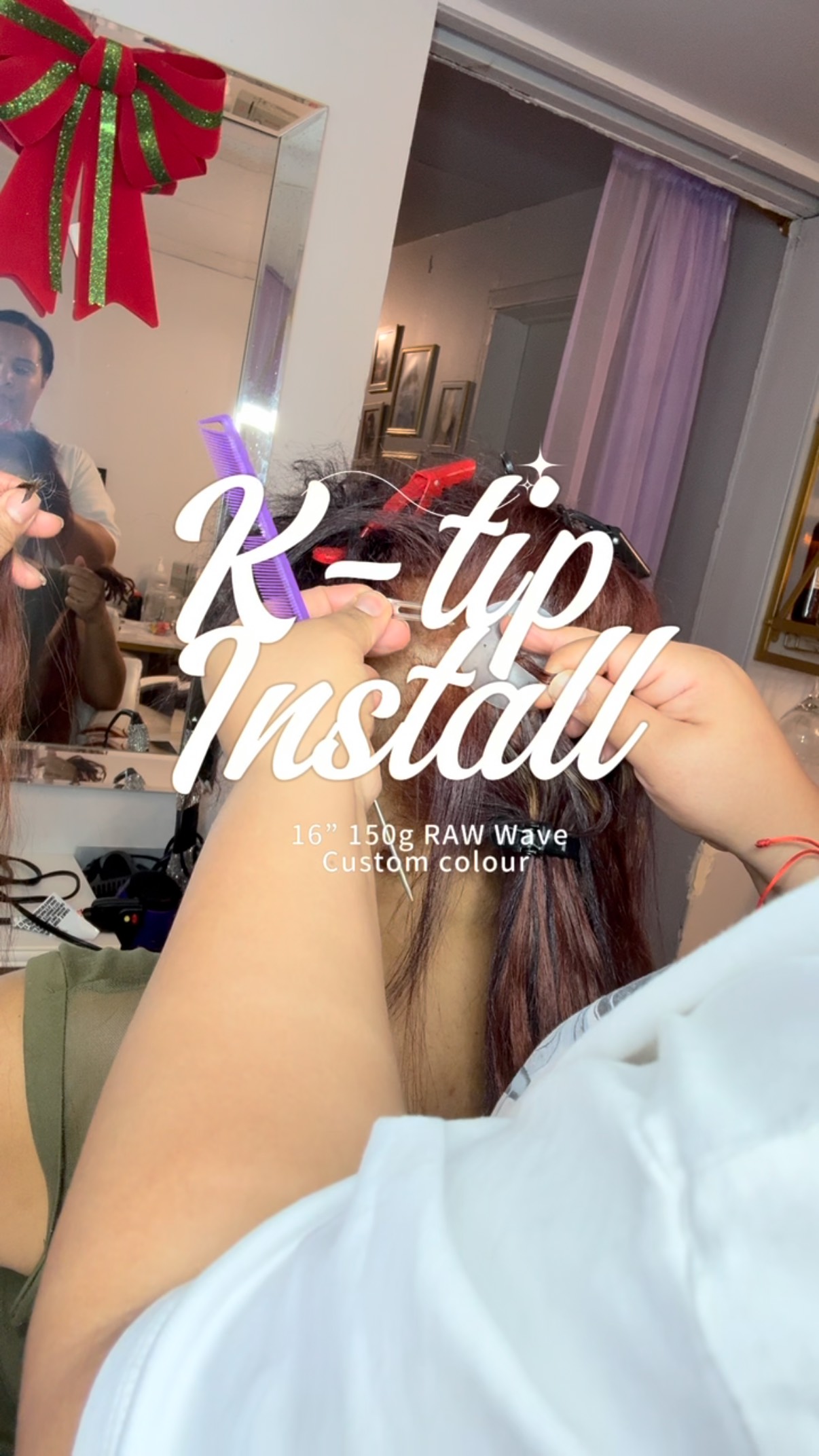 Ask us today about our K-Tip installation ✨ Seamless, lightweight, flawless, and completely undetectable 💎#ktipextensions #torontohairstylist