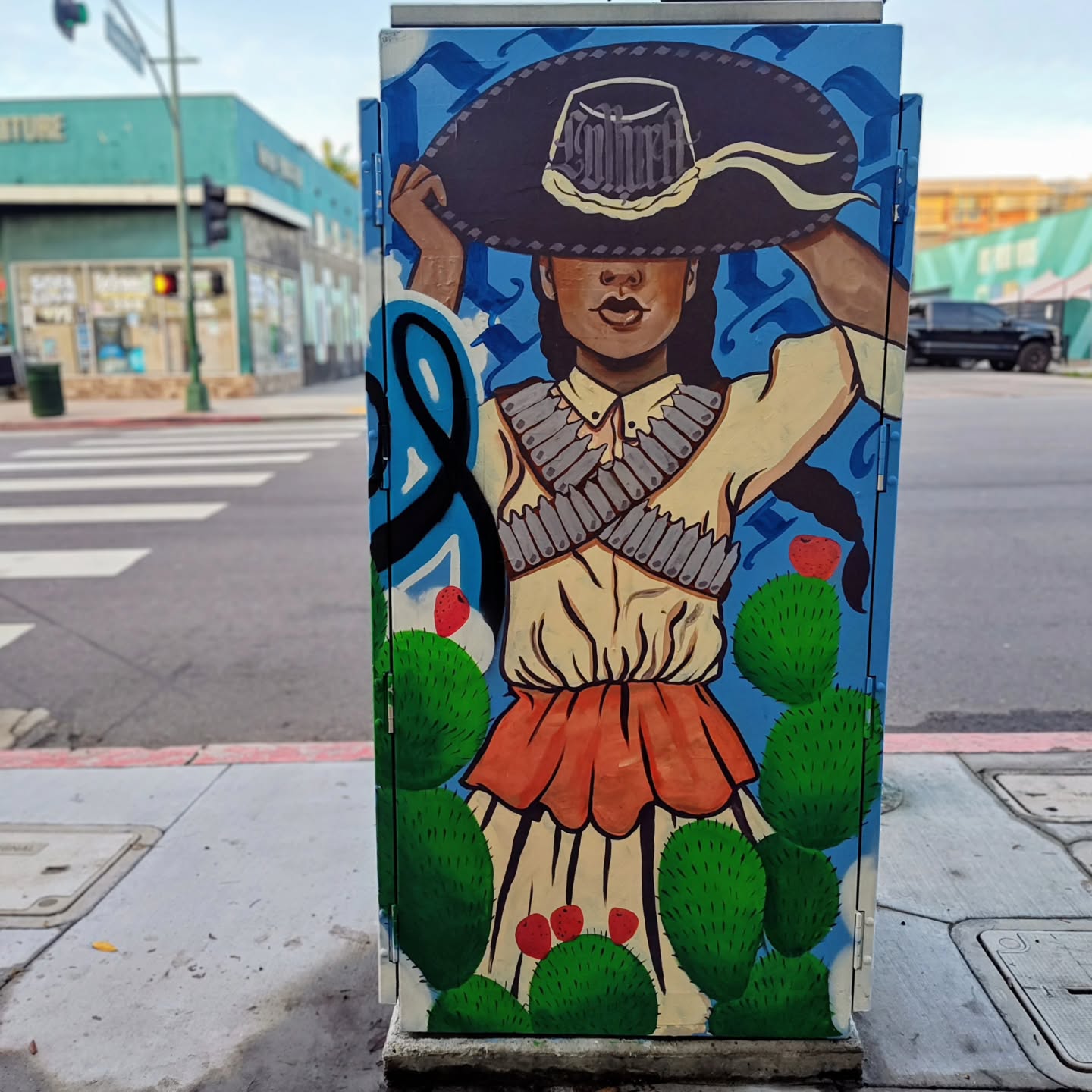BYE BYE 2025 and HELLO 2026!
Weโll admit โ we were a little slow this year โ but weโre ready and excited for a fresh start!
A big goal for 2026 is to work toward bringing more utility art to the Imperial Valley โ art that celebrates creativity, identity, and community (in small packages).
This piece caught my eye today and made me think of the bold, brave, and inspiring women of the Imperial Valley.
Found on University Avenue in North Park, San Diego, this striking portrayal of a female revolutionary spirit reminds me of the courage, resilience, and pride that our Imperial Valley women share.
Art like this doesnโt just beautify โ it inspires, connects us to heritage, and reminds us that our stories matter.
Thank you all for your continued support! We hope to see you out in the community as we continue to bring art with purpose and character to our beloved Imperial Valley.
Word of the day - #soldaderas - women who fought or supported troops during the Mexican revolution.
#imperialvalleyart #artof2026 #artwithpurpose #communitystories