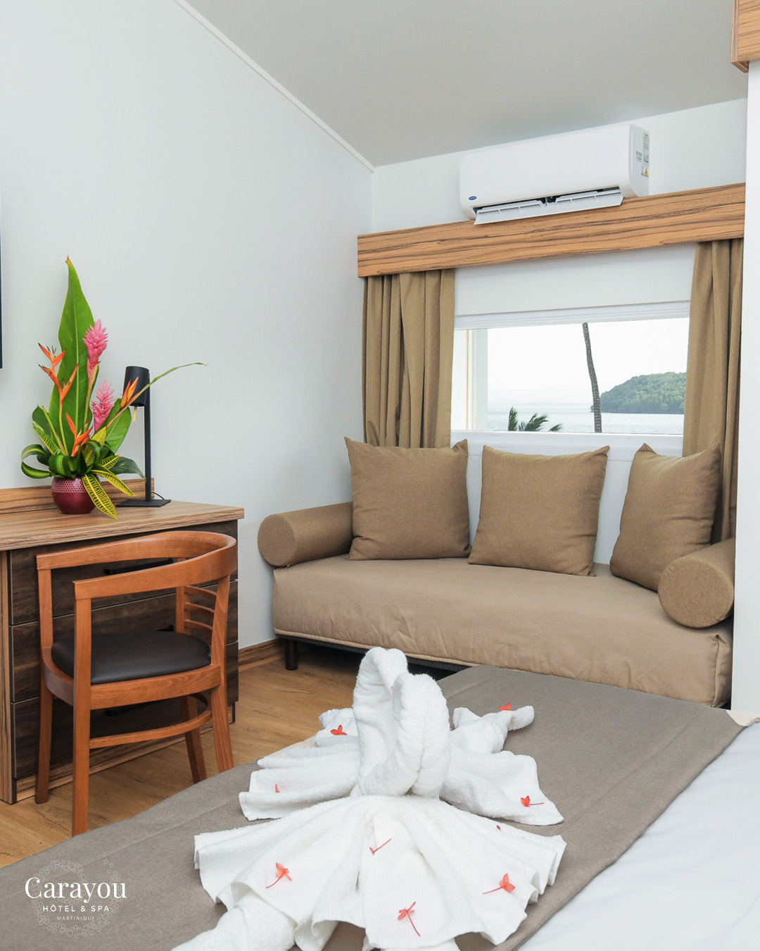 Chaque détail compte pour faire de votre séjour un moment inoubliable.
Bienvenue dans une chambre Prestige du Carayou 💙
#Hotel #Spa #Mer #Martinique #Caraïbes