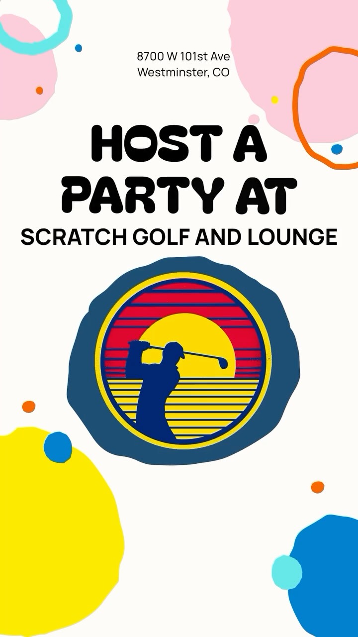 We love hosting parties and can tailor our space to your every need, from sizing, kid’s golf games, food & beverage, and decor! Whether it’s a birthday party or a corporate event, head to our website under 'events' for more info or please reach out if you have questions!⛳️ #scratchgolfandlounge #golfsimulator #colorado #privateevents