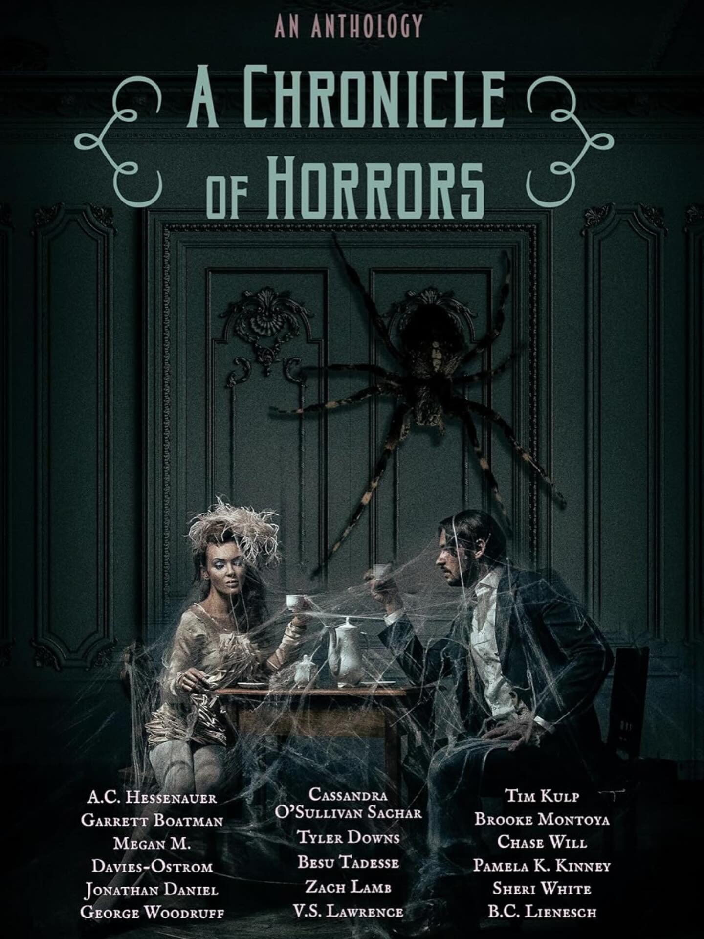 Release day for A Chronicle of Horrors! Baby’s first anthology. Each story tackles the themes (and horrors) of a different decade. Can grab it on Amazon now.
My 1930’s story takes place in the Great Depression, and focuses on three poverty-stricken men who volunteer to help an old woman with home repairs out on her Dust Bowl-ridden farm.
All proceeds go to charity. And best of all, you might discover a few new authors you really dig.