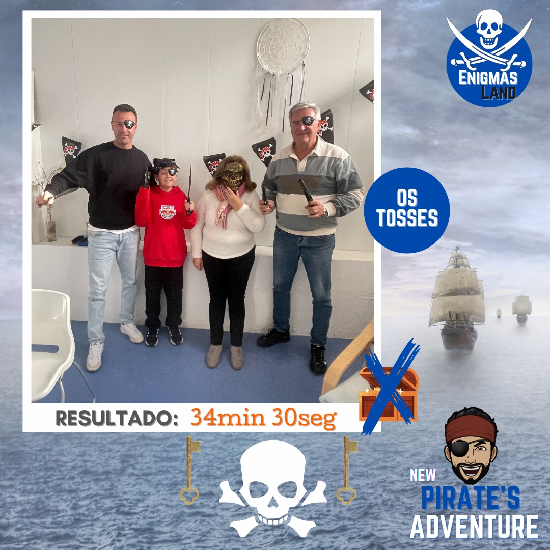 ⚓🏴☠️ Pirate’s Adventure em família!
Pai, neto, avô e avó embarcaram juntos nesta aventura épica e jogaram como verdadeiros piratas — trabalho de equipa fantástico do início ao fim! 💪🧩
No momento decisivo, a nossa vice-capitã (a avó 👵⚓) apontou o rumo certo… mas o resto da tripulação deixou-se levar pela tentação e abriu o caixão do tesouro errado 😱💰
Final inesperado, muitas gargalhadas e uma experiência inesquecível! Quem será o próximo a desafiar o destino em Pirate’s Adventure? 🌊☠️
#enigmasland
#enigmas
#enigma
#escape
#escaperooms
#escapegame
#escaperoom
#pirates
#pirata
#piratas
#tesouro
#family
#familia
#amigos
#diversao
#passatempo
#megusta
#followformore
#adventure
#aventura
#lisboa
#portugal