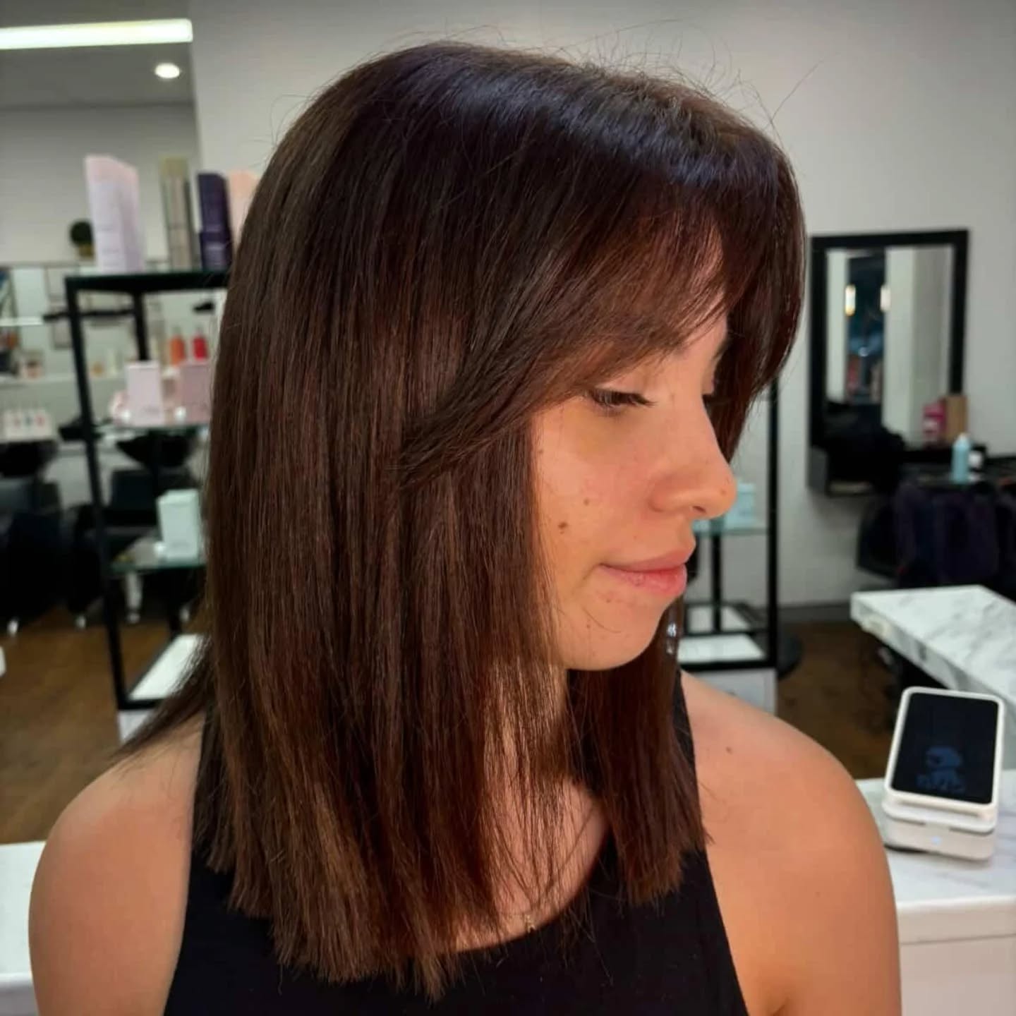 Deep Brunette, glossy perfection🤎✨️
@morgan.beautifyhairdesign 🖤💙
#hairstylist #hairgoals #brisbanehair #beautifyhairdesign #victoriapointhairdresser