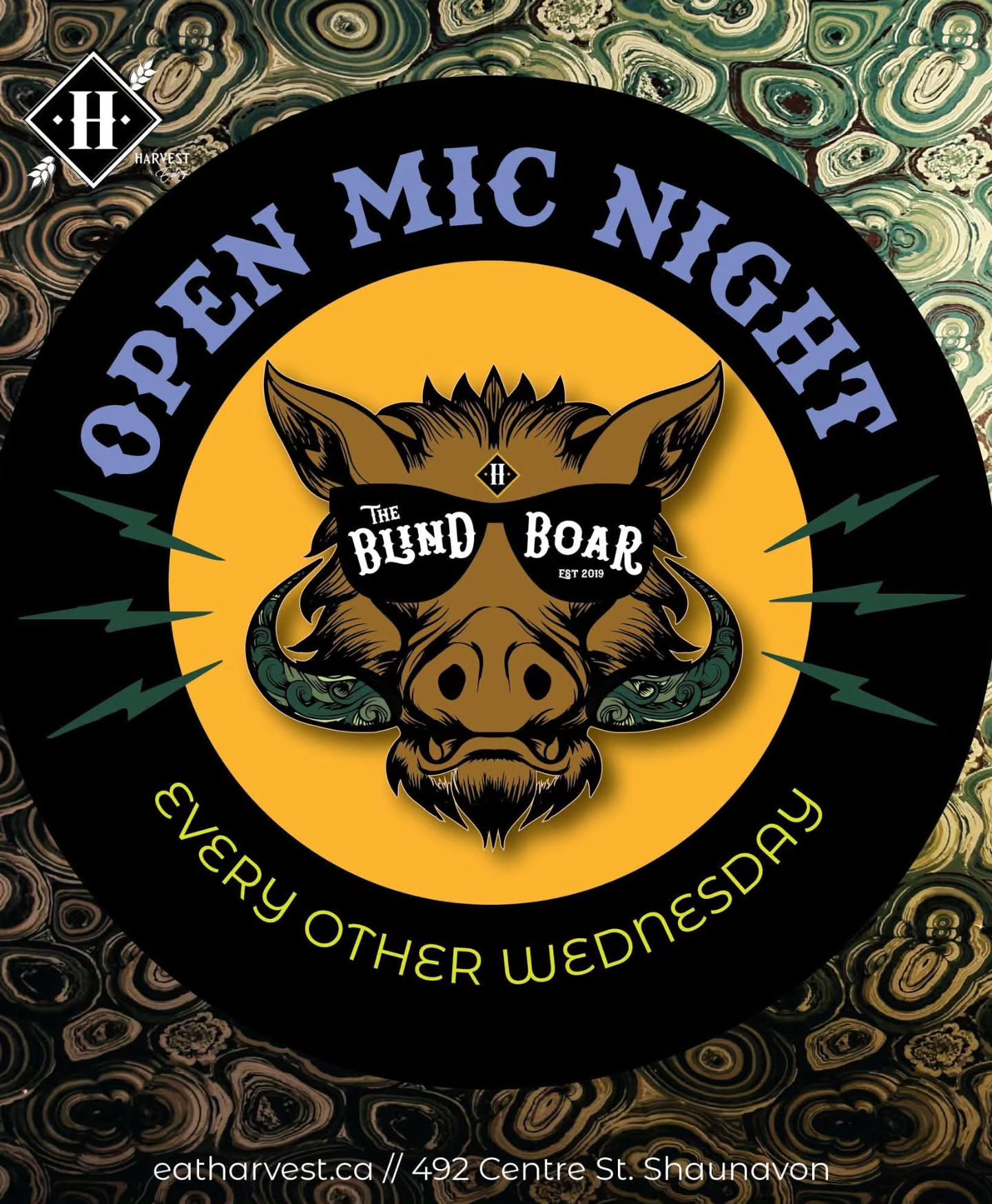 We're back to regular programming, which means Open Mic Night tonight!
Join us tonight from 6-9pm in the Blind Boar.