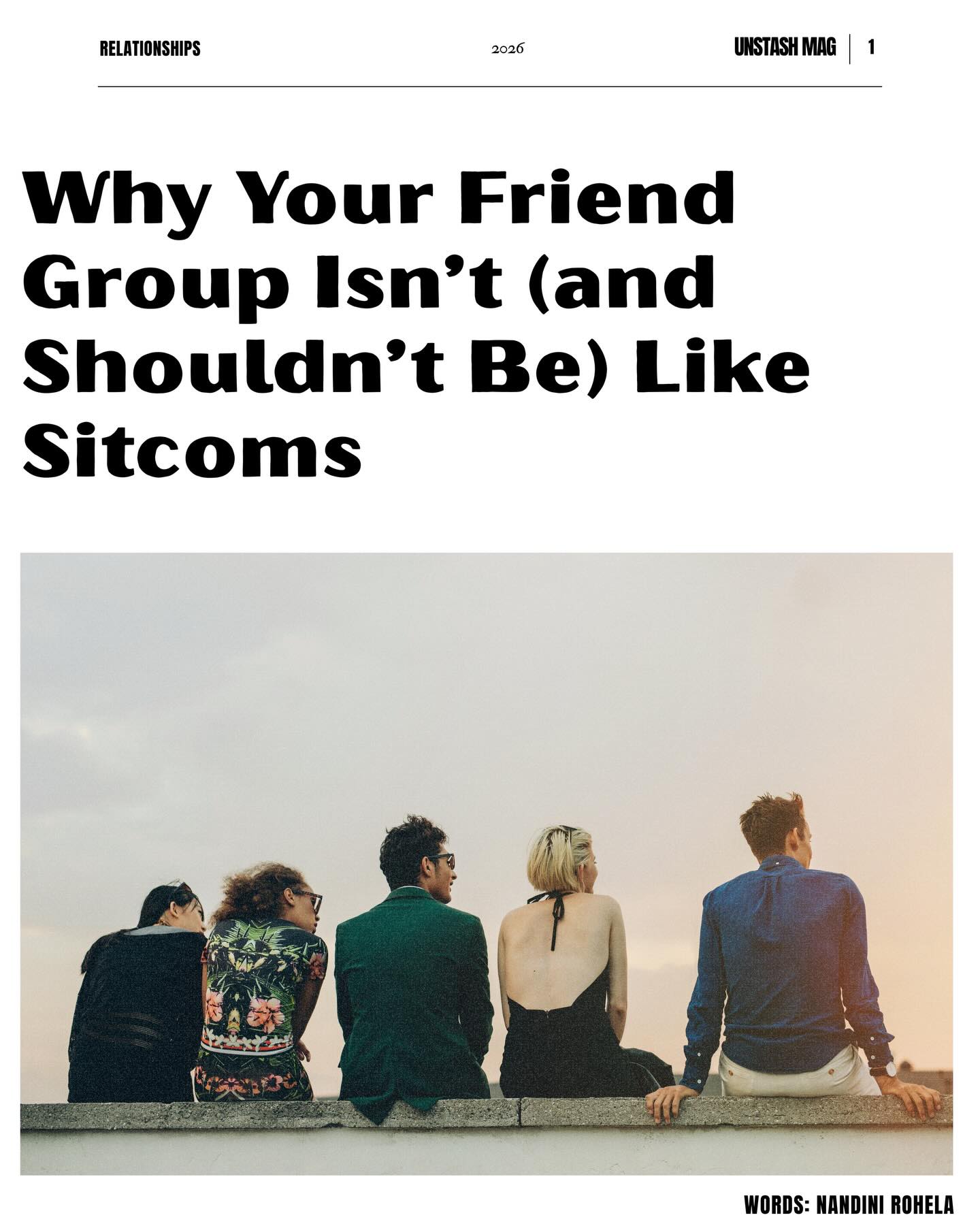 We grew up believing that our friend groups would look like the ones on TV, always available, perfectly in sync, living rent-free in someone’s grandma’s apartment. But here’s the truth: real friendships don’t need regular chilling sessions.
Sitcoms sold us a fantasy that’s exhausting to maintain. Genuine connection happens in the in-between moments, the sporadic check-ins, the “I saw this and thought of you” texts at 2 AM. 💭 What unrealistic friendship expectation are you letting go of this year? Share in the comments.
📖 Read the full article at the link in bio to explore Dr. Marisa G. Franco’s insights on the science of platonic attachment.
✍🏼 @nandinirohela
#friends #howimetyourmother #boundaries #friendship #sitcom
Keywords - Friends, Friendships, Toxic Friendships, Boundaries, How I Met Your Mother, Sitcoms