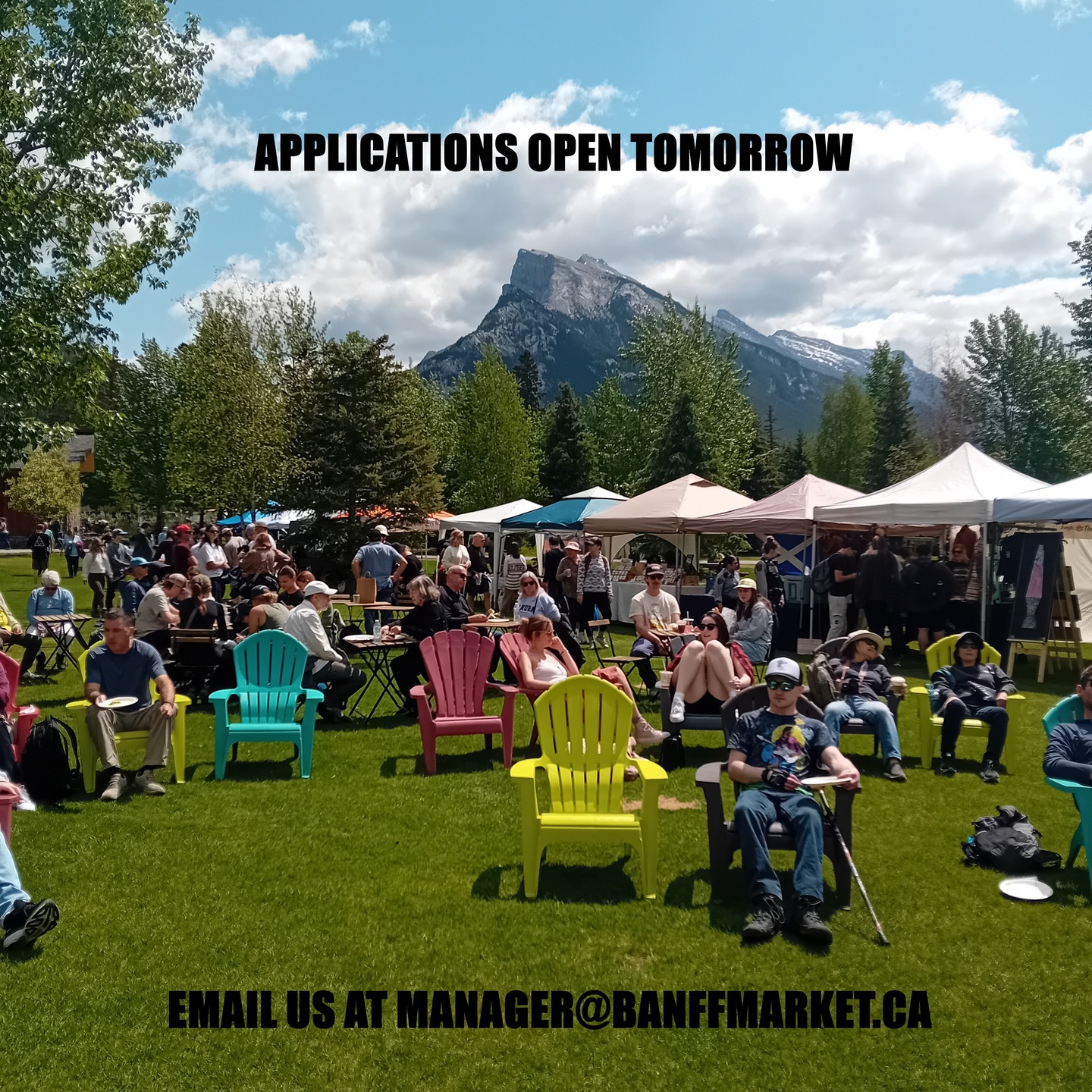 Happy new year y'all. Wishing you all the best during this spin around the sun.
Applications for the 2026 market season are open tomorrow. Join us and share your passion with locals and visitors.
Email us at manager@banffmarket.ca
Check out our website thebanfffarmersmarket.com for info about the market and application procedure.