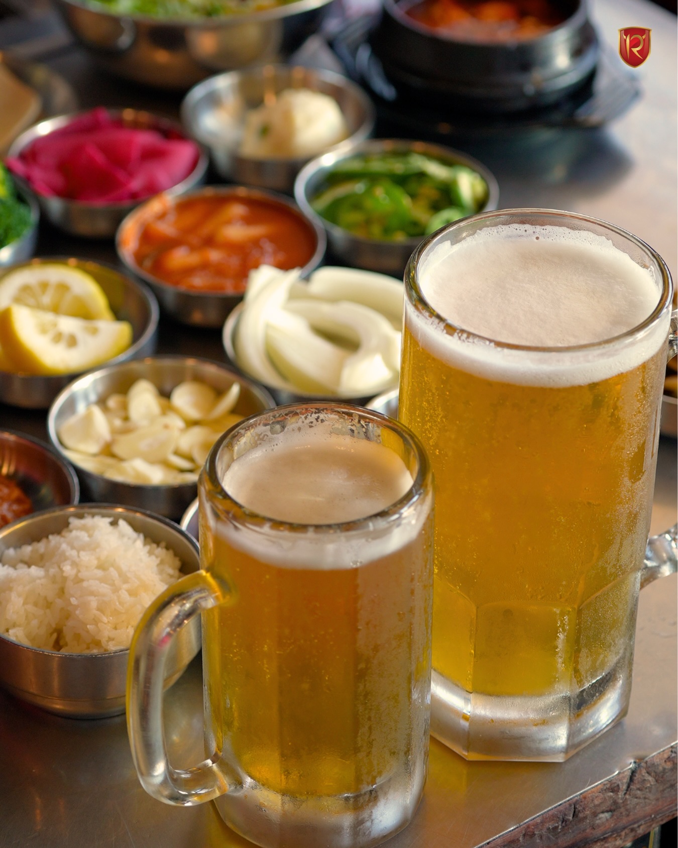 Ice cold beer on the table.
Banchan lined up and the grill ready.
Korean BBQ nights are better when you slow down, share more, and enjoy every sip and bite.
Red Castle KBBQ
8303 W Garden Grove Blvd, Garden Grove, CA 92844
(714) 636-9292
#koreanbbq #kbbq #beertime #gardenGroveEats #creativeinsidemarketing
