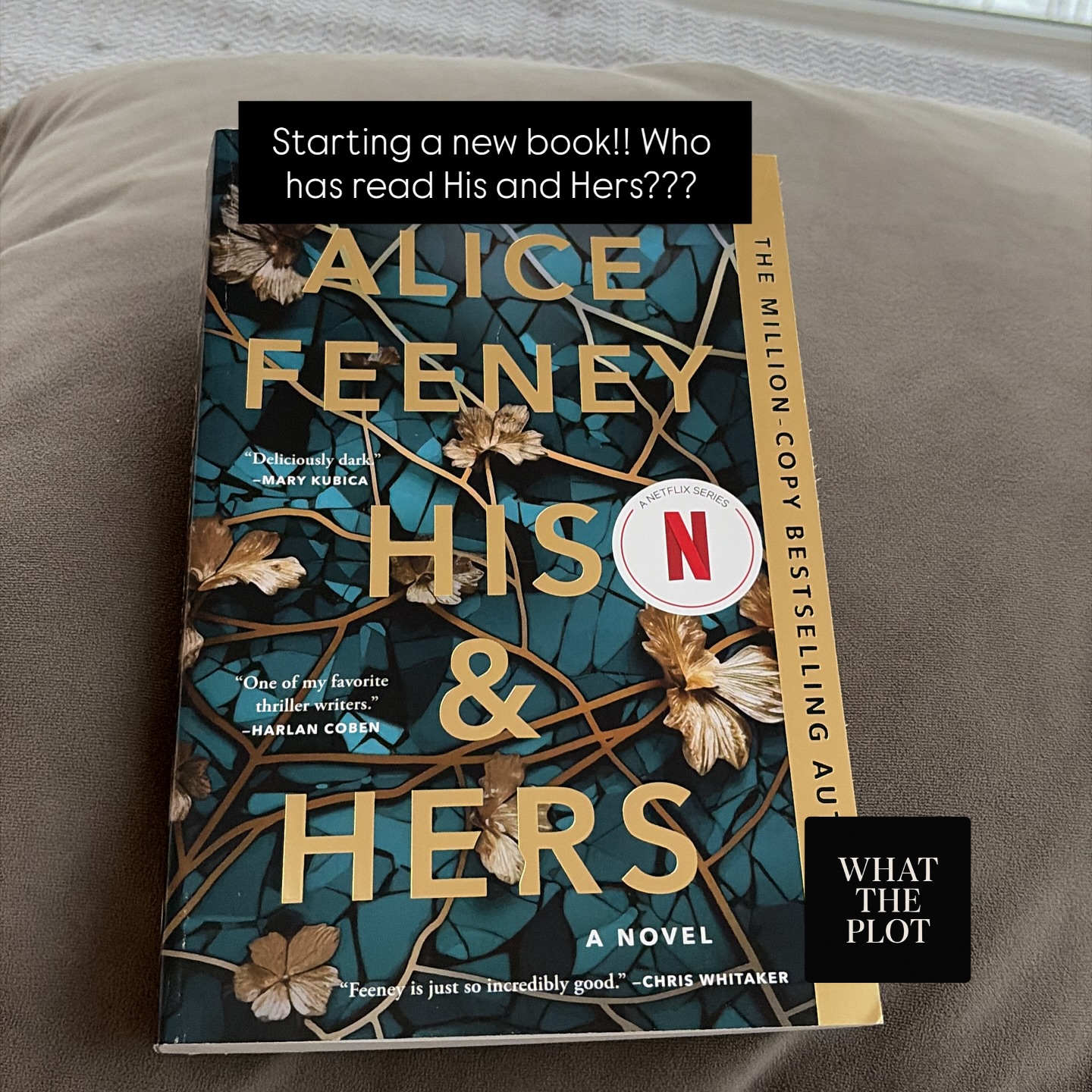 Starting His & Hers by Alice Feeney and the vibes are already unsettling 👀
Dual POV + murder mystery = I’m locked in.
📌 Follow for live reading updates
📌 Save this for your thriller TBR
💬 Tell me—Alice Feeney hit or miss for you?
#alicefeeney
#hisandhers
#darkreads
#suspensereads
#bookstagramthriller