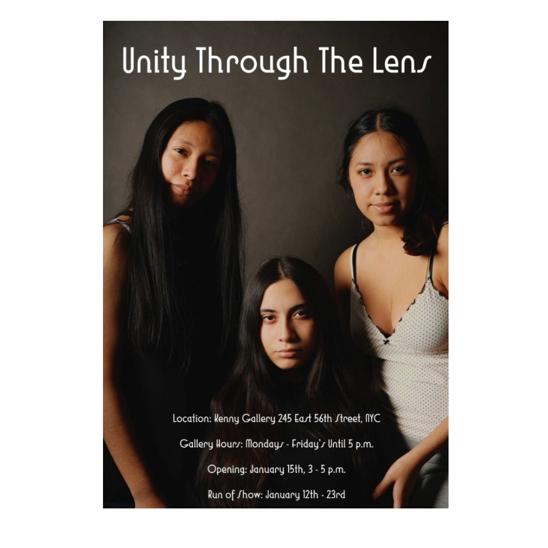 Dear Art and Design Community,
The Photography Department would like to invite you to the opening celebration of new work by photography students,
"Unity Through The Lens."
Opening night: Thursday, January 15th, from 3-5 pm
Run of show: Tuesday, January 13th- Thursday January 22nd.
Gallery is open until 6 pm every night!