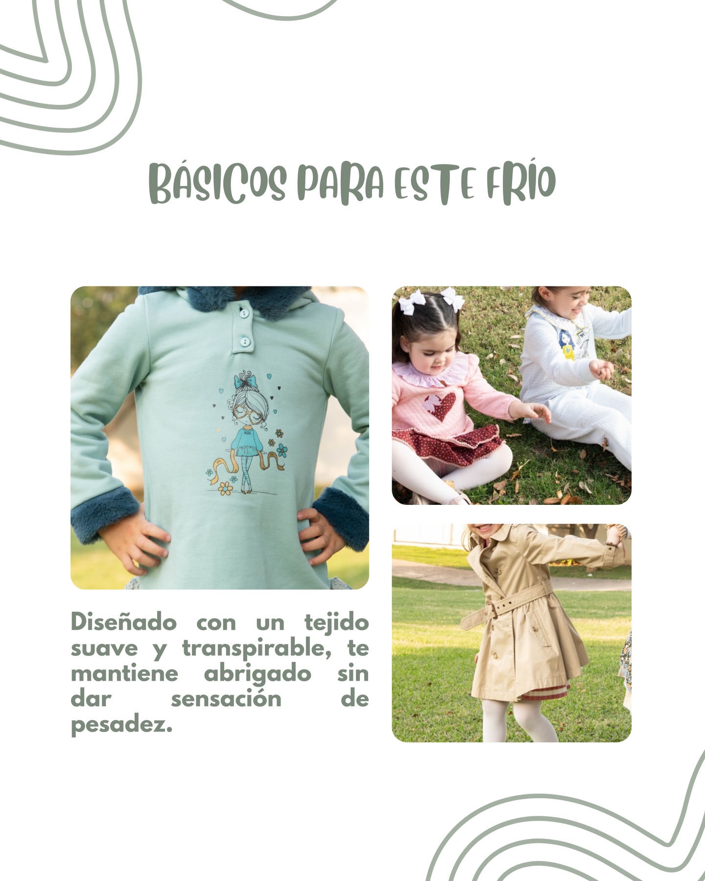 Básicos que abrigan sin estorbar 🤍✨
Suaves, ligeros y perfectos para que jueguen, corran y disfruten el frío con total comodidad.