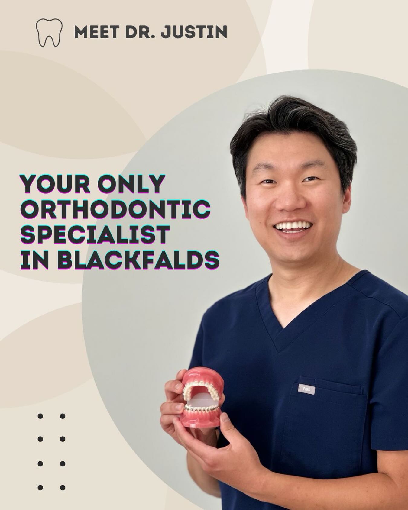 Transform your smile with Dr. Justin Kim, Blackfalds' first orthodontic specialist! 🥳🙌🏻
With over a decade of training and experience from the University of Alberta 🏫, Dr. Justin offers top-quality orthodontic treatments right here in your hometown . Achieve the perfect smile with the care you deserve.😁
Call or book online your free consultation today! 🤩