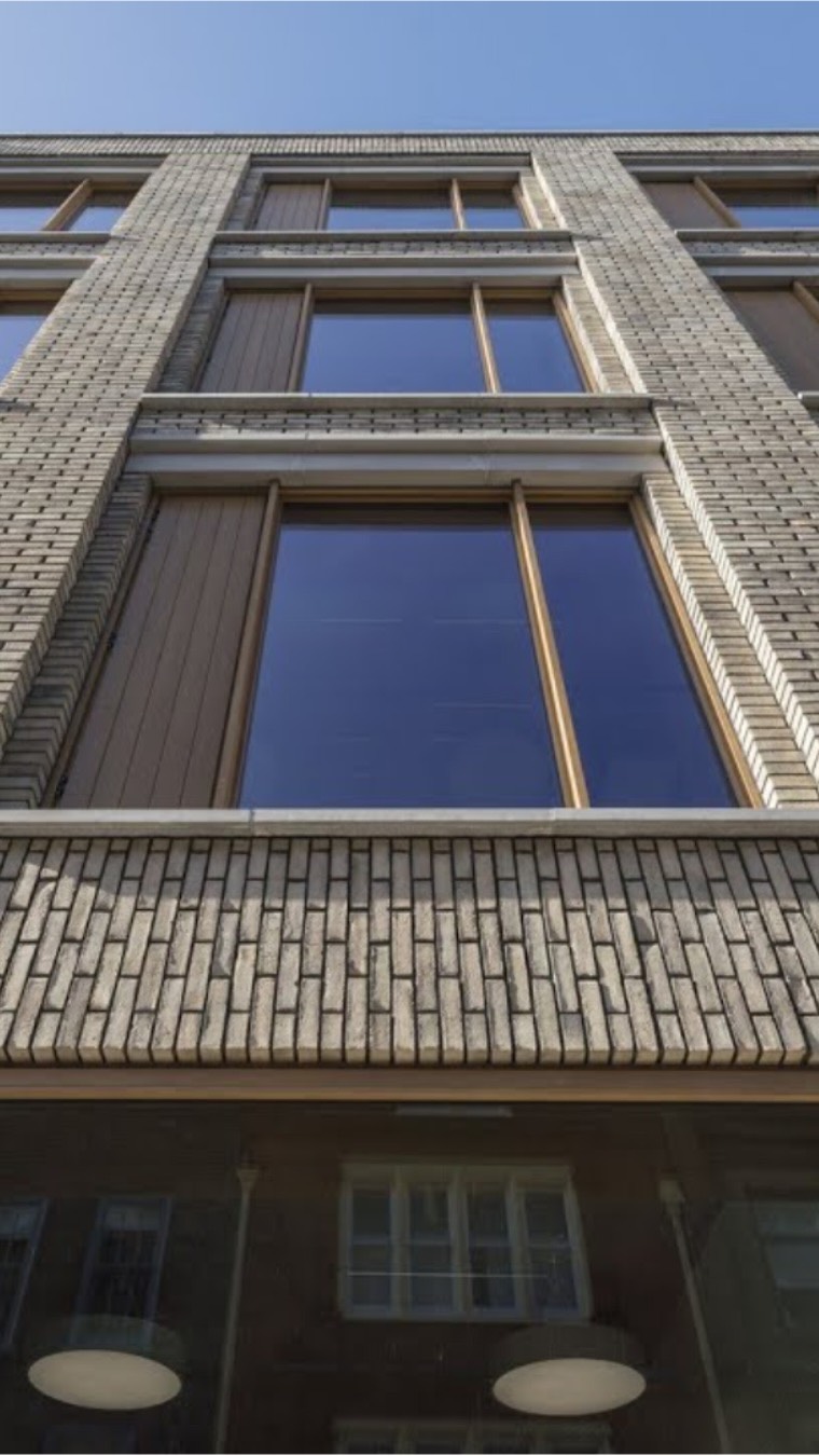 Throwback to 2018 when we worked on Stock House, 17–18 Britton Street. A five-storey office development located in the Clerkenwell Conservation Area.
We were commissioned to develop Orms’ intricate brick façade design into technical construction documents, collaborating closely with the external windows and doors manufacturer, bricklayer and specialist suppliers - including Rockwool Ltd to establish the thermal solutions and ACS for the bespoke masonry support on levels 1 and 2.
The façade demanded a high level of detail design and team collaboration to ensure the design intent translated seamlessly into a buildable solution.
Here it is in all its glory!
A testament to the collective expertise and coordination behind every brick, joint and weephole – and a huge shout out to our PDG team Rachel and Allan for their excellent work on this project!
.
.
#Architecture
#TechnicalDelivery
#CommercialArchitecture
#FaçadeDesign
#DesignCoordination