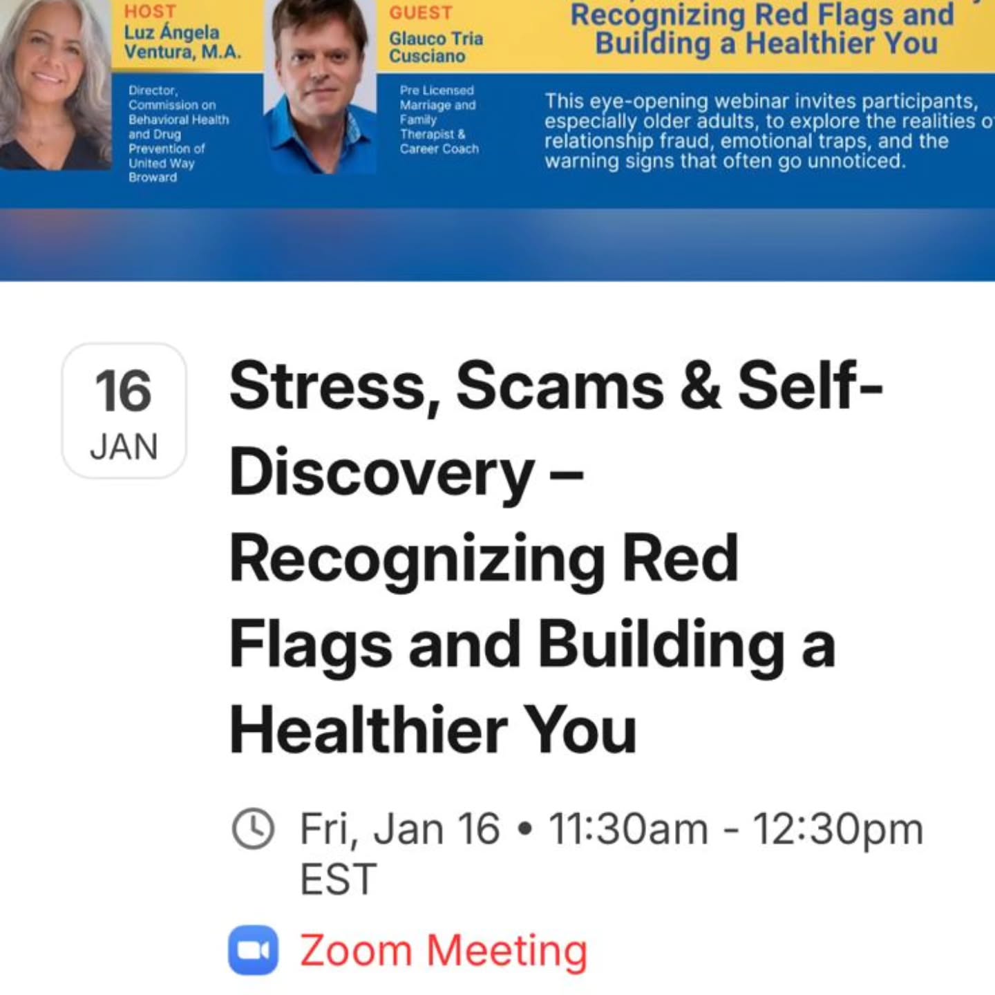 Join me tomorrow for a free webinar with free registration. Hope to see you đ