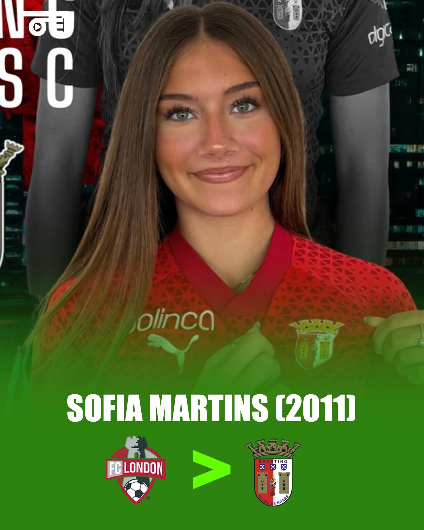 BIG MOVE!
FC London prodigy Sofia Martins is off to Braga 🇵🇹