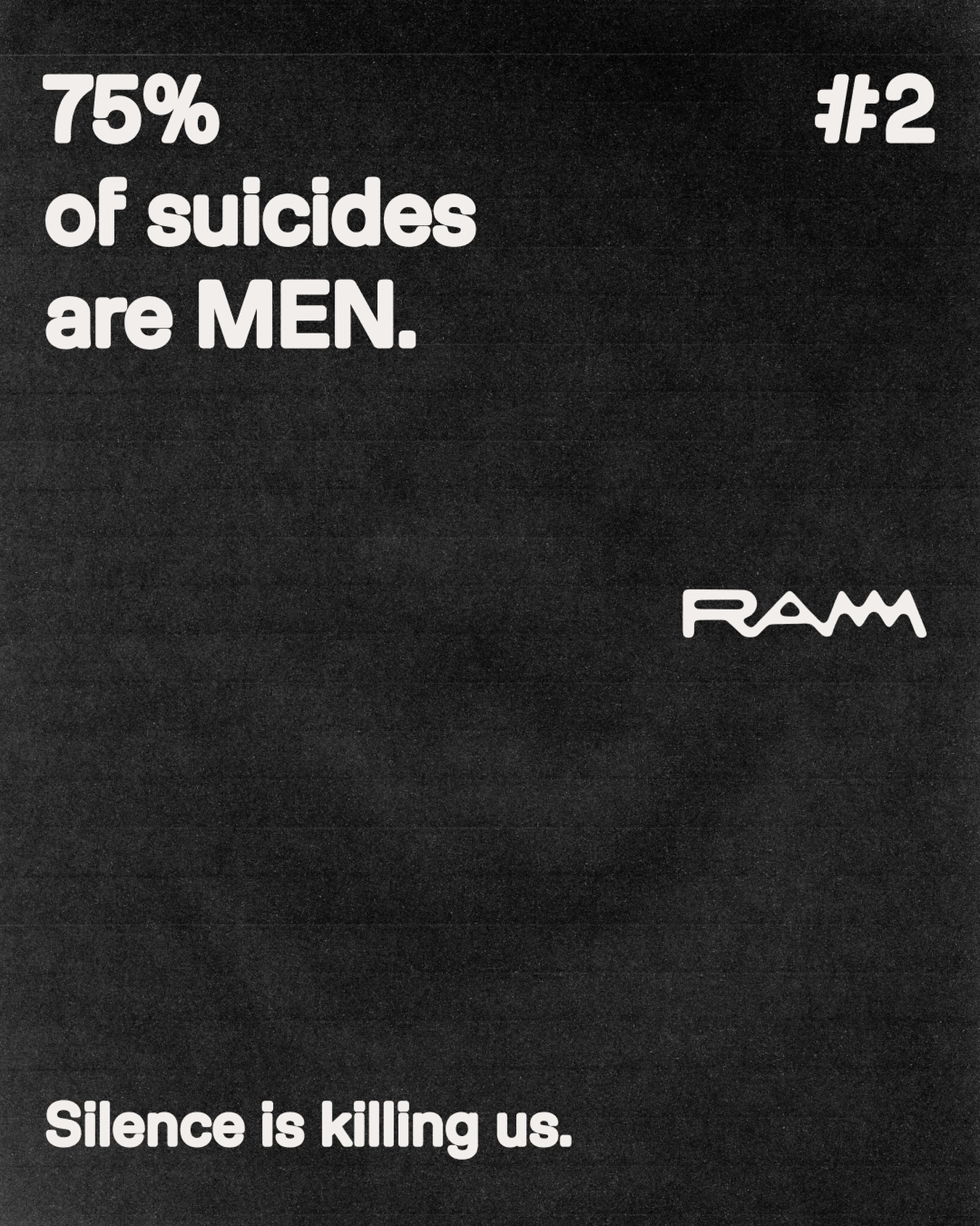 THE WHY
Men are struggling — quietly.
In the UK, around three-quarters of suicides are men, and suicide remains the leading cause of death for men under 50.
At the same time, more men than ever report having no close friendships, no place to speak honestly, and no brotherhood to lean on.
RAM exists to counter this.
We create spaces where men can train together, speak truthfully, be held accountable, and grow alongside other men who care.
Brotherhood is not a luxury.
It’s essential.
#radicallyauthenticmen