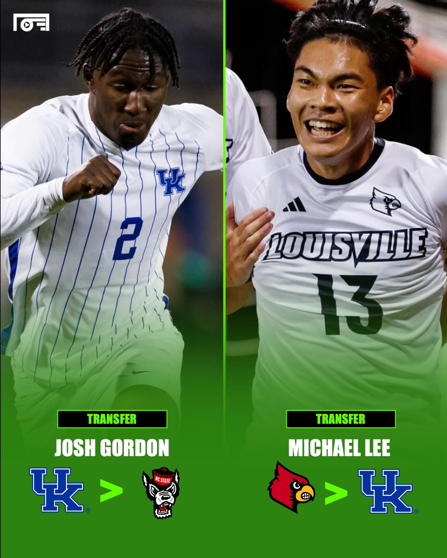 Kentucky involved in some big Canadian NCAA Transfers 🔥
Former TFC Academy players 🇨🇦