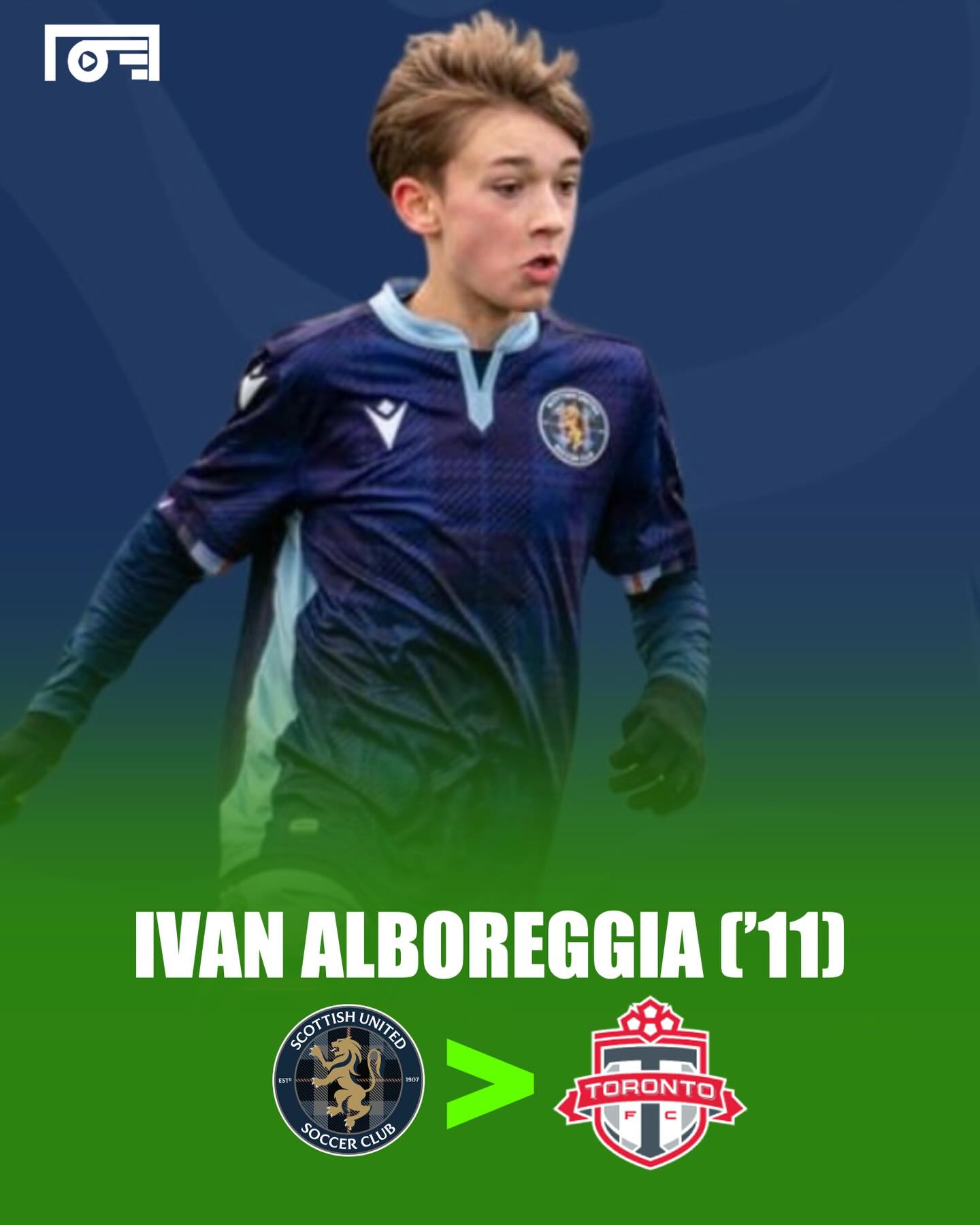 Edmonton Scottish Prospect Ivan Alboreggia just signed with Toronto FC Academy 👀