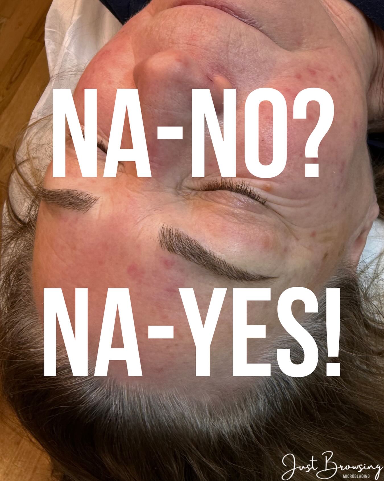 Na-no? Na-YES!!!
There are so many different terms thrown around in this industry, and I realized I should clarify some of my language!
I’ve been asked quite a bit lately about “nano brows,” and I want to clear something up because many of you don’t realize this is the technique I’ve always used!
The hair-stroke brows I create are manual nano brows. That means ultra-fine strokes, done by hand, using nano needles. Think of it as the more refined evolution of traditional microblading, designed for better detail and softer results.
Why nano?
• Finer, more delicate strokes
• Less skin trauma than older microblading techniques
• Beautifully natural healing
• Ideal for clients who want realistic, hair-like brows
Nano is technically a type of microblading, and “microblading” is the term most people know and search for online (which is the reason I use that word most frequently online and in my materials).