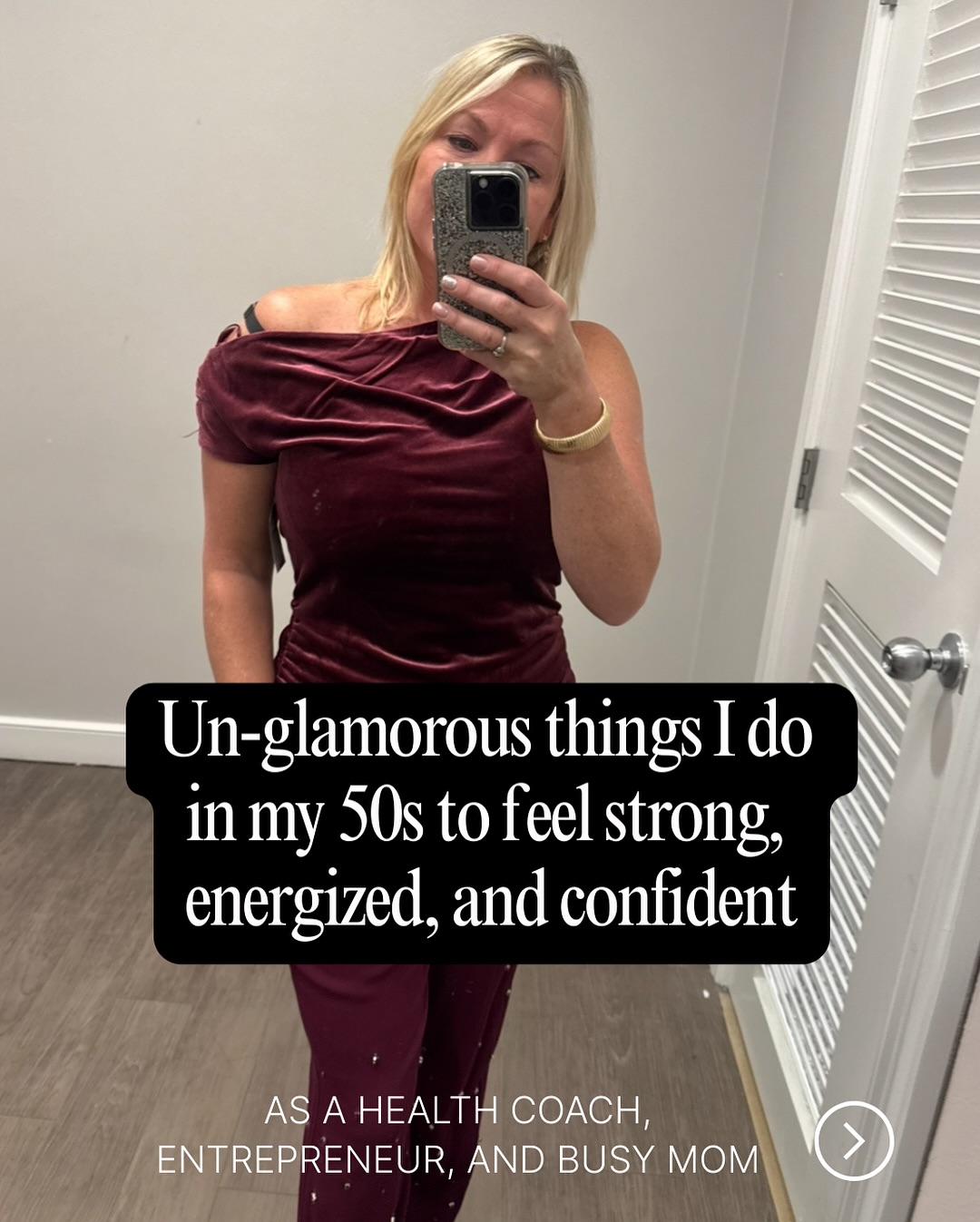 This isn’t the flashy side of health but it’s the part that actually works.
Simple meals.
Consistent movement.
Enough protein, water, and sleep.
No detoxes. No resets. No severely restrictive diets. No starting over every Monday.
Just habits you can repeat… even on busy days, even in midlife.
Boring? Maybe.
Effective? Absolutely. 🤍
And you don’t have to do it alone.
My next coaching round begins January 19, and I’d love to support you in building habits that truly last.
Comment “habits” and I’ll send you the details 🤍