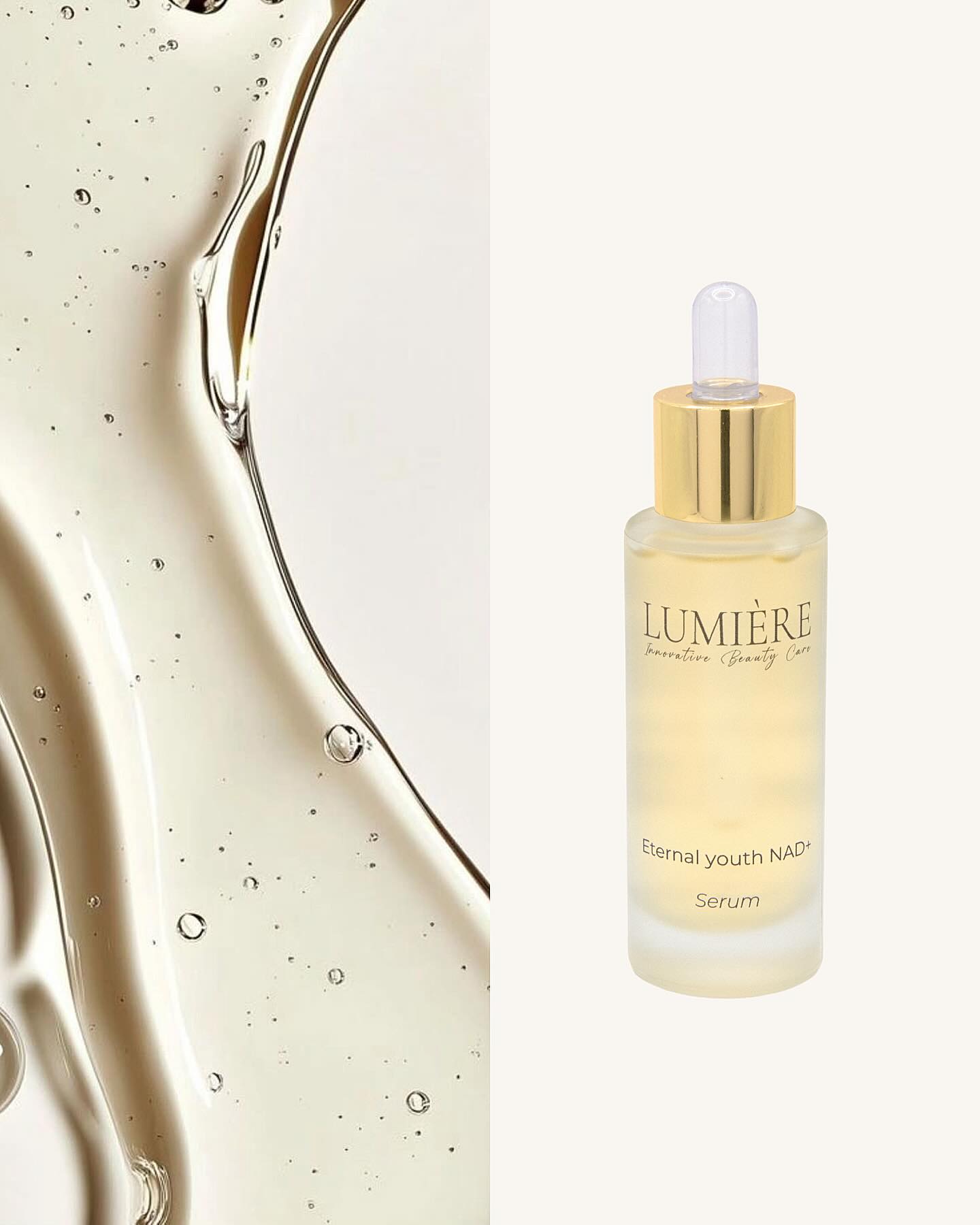 La texture che fa la differenza
Setosa, leggera, avvolgente.
Il nostro Siero si fonde con la pelle e lavora in profondità, senza lasciare residui.
💎 Argirelina → effetto distensivo botox-like
Conosciuta anche come Acetyl Hexapeptide-8, l’Argirelina è un peptide high-tech che aiuta a distendere visibilmente le rughe d’espressione, soprattutto su fronte, contorno occhi e zona perioculare.
🔬 NMN ( precursore NAD+ ) → supporto al rinnovamento cellulare
✨ Niacinamide → pelle più uniforme e forte
🍊 Vitamina C + Vitamina E → luminosità e protezione antiossidante
💧 Acido ialuronico → idratazione e rimpolpamento immediato
🤍 Proteine della seta → tocco vellutato, pelle effetto seta
Risultato?
Pelle visibilmente più giovane, compatta, luminosa, effetto seta istantaneo.
#Lumiere #NADSerum #Argirelina #SkinLongevity #LuxurySkincare #GlowEffect #AntiAgeRoutine