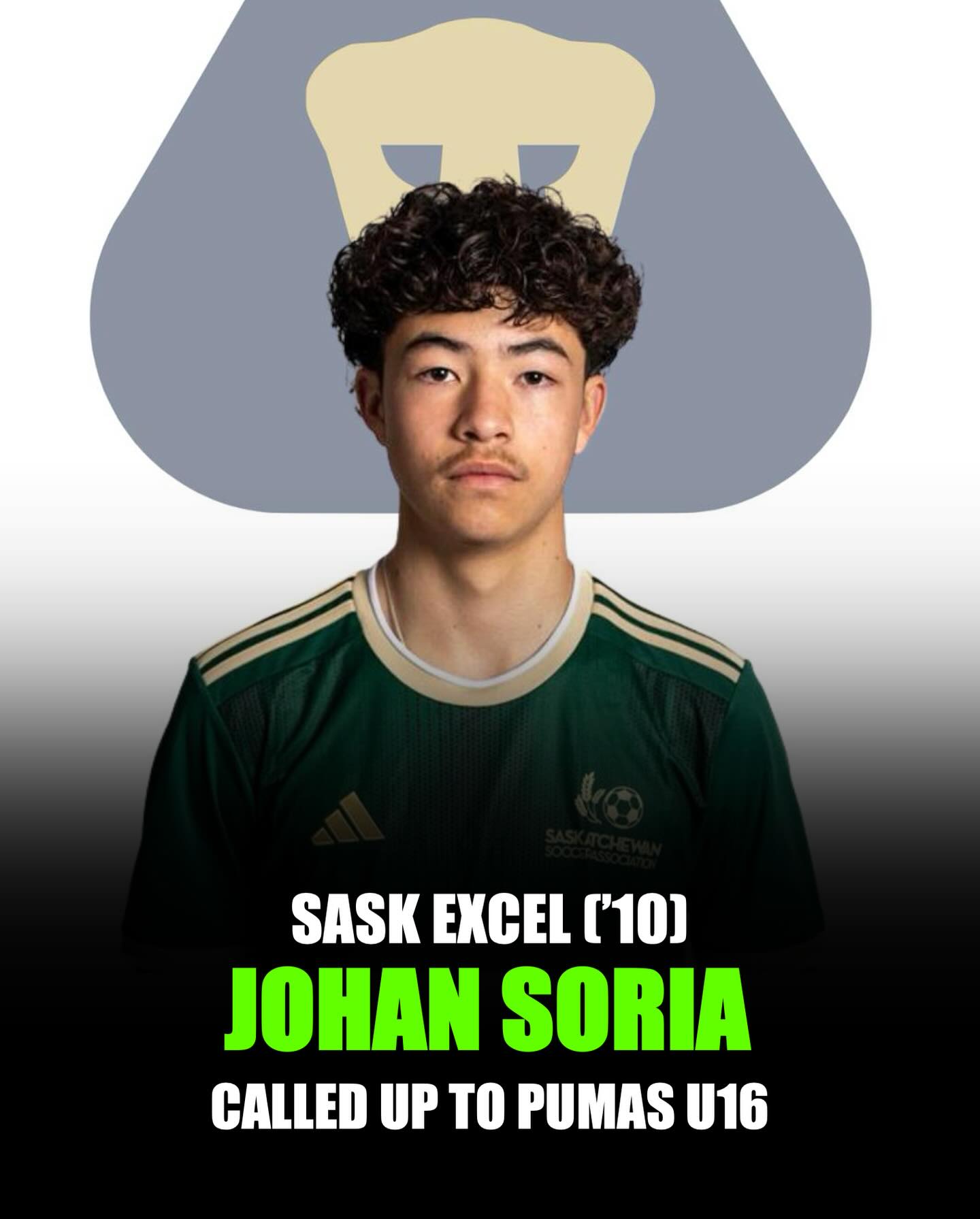 Have we seen a transfer like this before 🌾 ⚽️
Saskatchewan Excel 2010 baller Johan Soria has signed with PUMAS 🇲🇽
Also spent time as Astra Soccer Club in the PSL 🌾