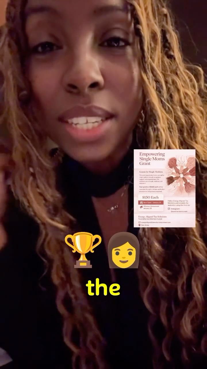 ✨CONGRATULATIONS to the winners of the Single Mommas Empowerment Grant!! 👑🤍
It is truly an absolute honor to give back and pour into our community of powerful, resilient mothers.
💸 You have 24 HOURS to claim your $150 grant!
Please reach out to me via DM, email, or text — I’ll be waiting! ⏰💌
🌸 Our 2026 Grant Winners 🌸
✨ Neha
✨ Nadia
✨ Gina
✨ Kayla
👏🏽👏🏽👏🏽
Thank you SO much to every single mama who submitted an application — your courage, vulnerability, and strength do not go unnoticed. 🤎
This year, Energy Aligned Tax Solutions powered by Aset Intention Crystalz proudly gave away $600 to support mothers in need within our community. 💫
And with the love and generosity of my dear friend @mrsschettiny , who donated an additional $300, we were able to bless TWO more amazing mommas this year!! 🥹🙏🏽✨
Community. Alignment. Support. This is what it’s about.
💬 If you know these ladies — TAG THEM BELOW!!
Let’s celebrate them LOUDLY!!! 🎊🎉👑
🤎✨ Thank you all for being part of this beautiful initiative ✨🤎
Sophia
Call or Text - 917-730-8730