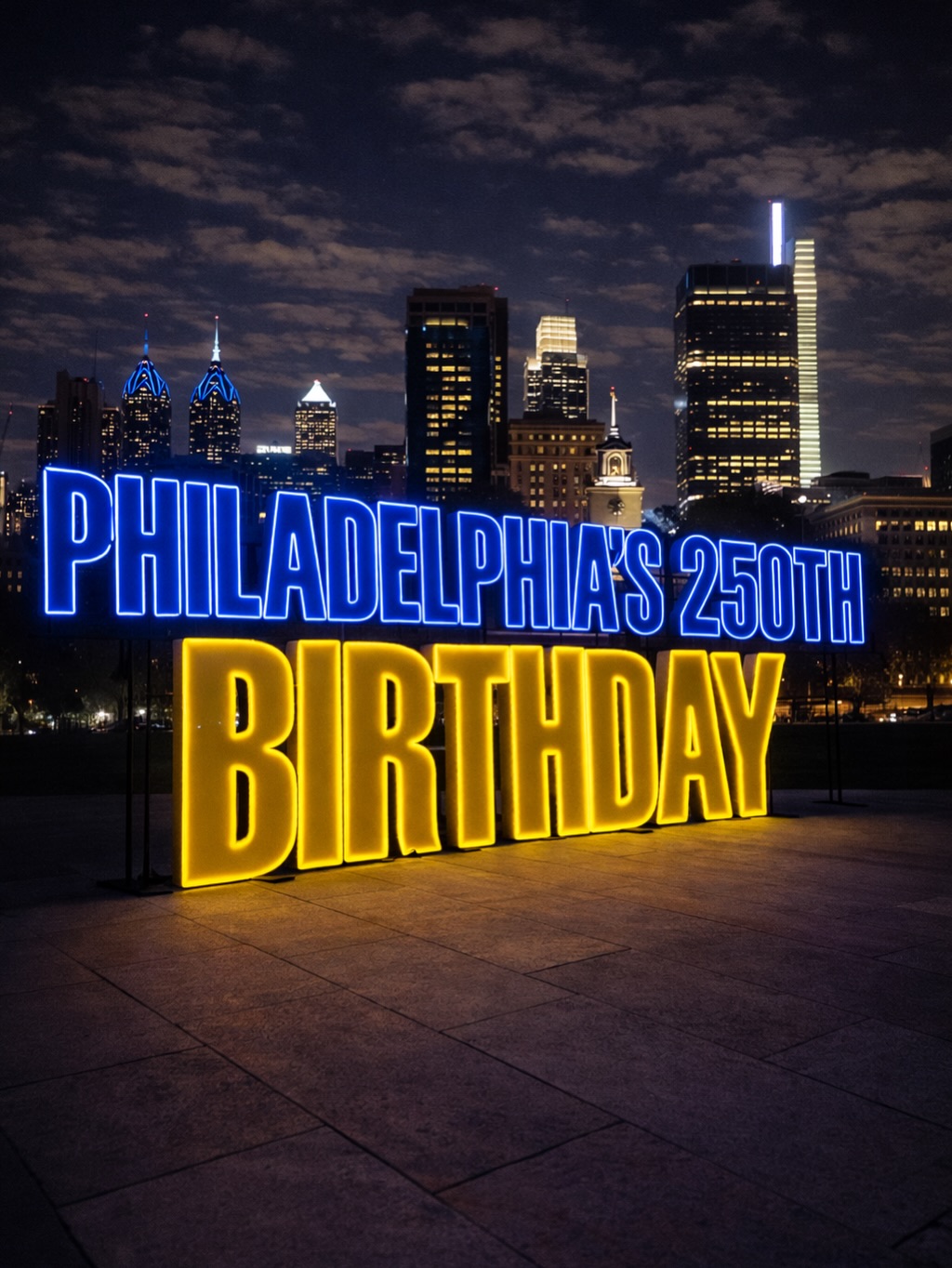✨ PHILADELPHIA 250 IS HERE! ✨
Philadelphia is leading the nation in celebrating America’s 250th Anniversary (Semiquincentennial) in 2026 🇺🇸—with citywide, multi-year events centered on unity, history, and what’s next for the city.
From 52 Weeks of Firsts, to the Navy & Marine Corps 250th, FIFA World Cup matches, and the iconic Red, White & Blue To-Do over July 4th weekend 🎆—Philly is the place to be.
Make your event shine with our light-up marquee letters & numbers in classic 3.5ft sizes, mini 1ft sizes in both LED and classic bulb styles. 💡
✨ Perfect for:
• City & civic events
• Corporate activations
• Brand launches & pop-ups
• Galas, parties & celebrations
📍 Serving Philadelphia & the surrounding areas
📩 2026 bookings are now open. Book today at www.momentsbymax.com or send us an email at info@momentsbymax.com!
.
.
.
#Philadelphia250 #Philly250 #America250 #PhillyEvents #LightUpMarquees