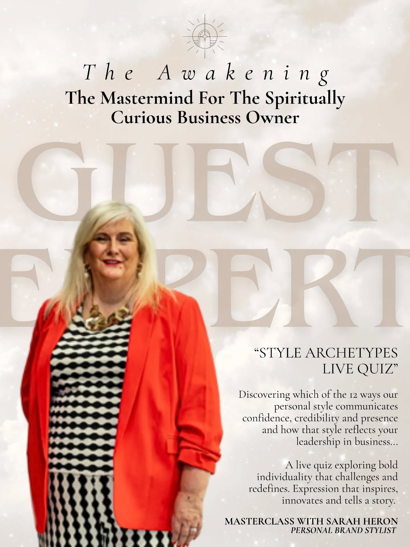 This month inside The Awakening, we're looking at Identity, Image & Soulful Style. Myself and Soph hosted a session on the energy and frequency of what we choose to wear on Tuesday night. We discussed how it affects our mood, performance and motivation. We talked a bit about shopping habits & money mindset (I'd love an expert to come in actually??) Soph spoke on how to dress according to your rising, sun or moon signs & I shared some beautiful, bold pieces that are on my Wishlist this year!
TONIGHT... We have the lovely @i_am_sarah_heron hosting a live quiz exploring bold individuality that challenges and redefines. Expression that inspires, innovates and tells a story. Sarah helps women in business who are stepping into networking, speaking and visible leadership moments feel confident and like themselves in what they wear, so they’re seen and remembered for who they truly are, not who they were told to be. Focusing on confidence, self-expression and presence rather than rules, trends or body-based advice
If you’re spiritually curious, craving real connection, friendship, and desiring personal, soul seeking growth that feels magical, held and deeply supported - this space was created for you. 🤍
✨ We re-open the doors Friday 13th
✨ For 13 lucky women
This truly is our life’s work - a space born from years of lived experience, devotion to our own growth, and real human living. Rooted in 16 years of friendship, spiritual exploration and walking ourselves home… We’ve lived it, embodied it, and continue to walk it. Now we hold it for you. No fixing. No forcing. Just deep seeing, holding, gentle expansion, and remembering who you are beneath the noise.
Swipe to see the current itinerary + the incredible Guest Experts that are supporting us to deliver absolute gold.