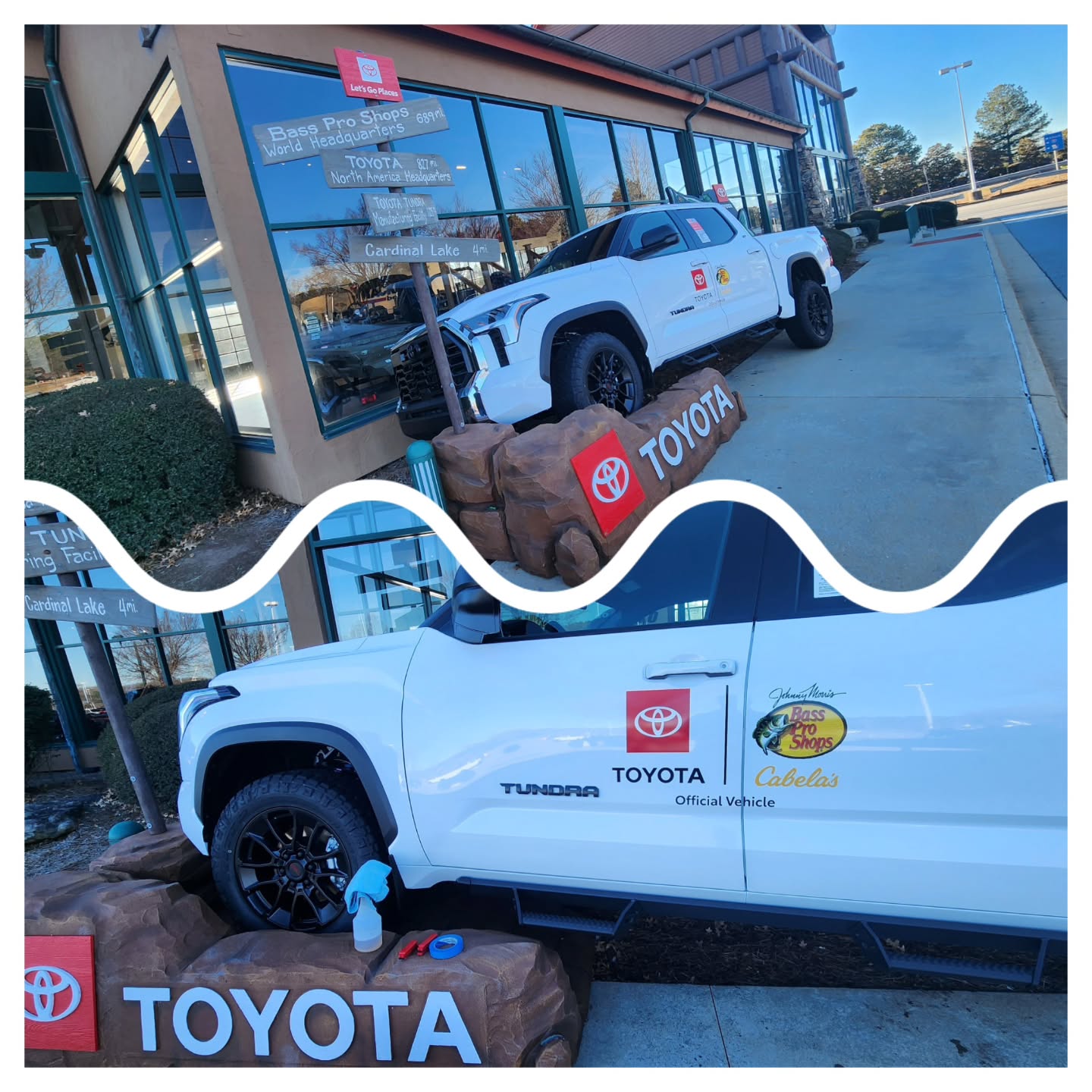 We had the honor to install the custom decals for this brand new Toyota Tundra SR5 infront of Bass Pro Shop at Sugarloaf Mill Mall area. Check out this new truck setup.
.
.
.
#sugarloafmillsmall #duluth #gwinnett #localsupport #localbusiness #bassproshops #tundratrucks #toyota #cabelas #installation #3M #decals #vinyl #stickers
