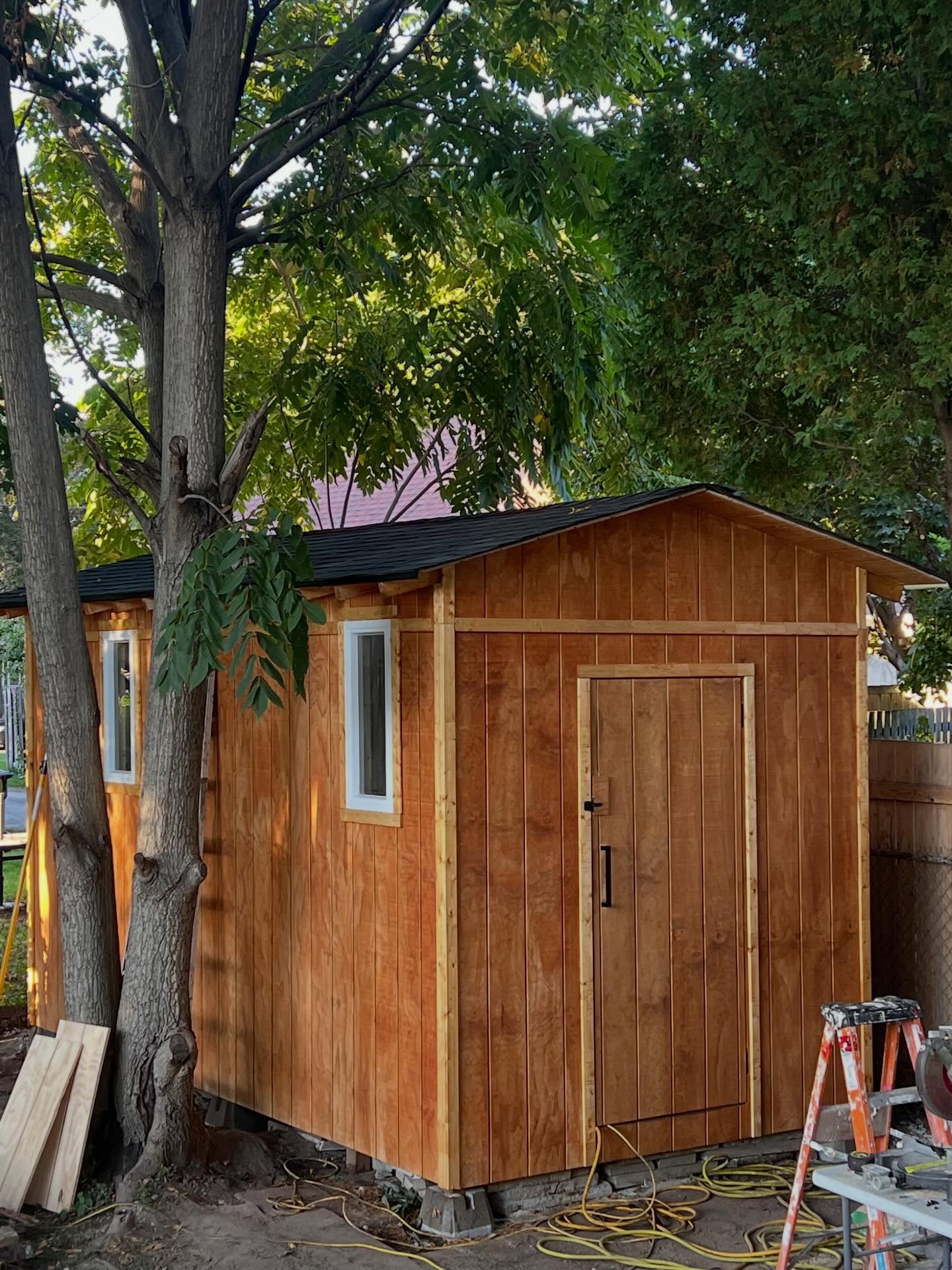 A beautiful tool shed in North York!! Get your quote today!!#toronto #contractor #shed #design #construction