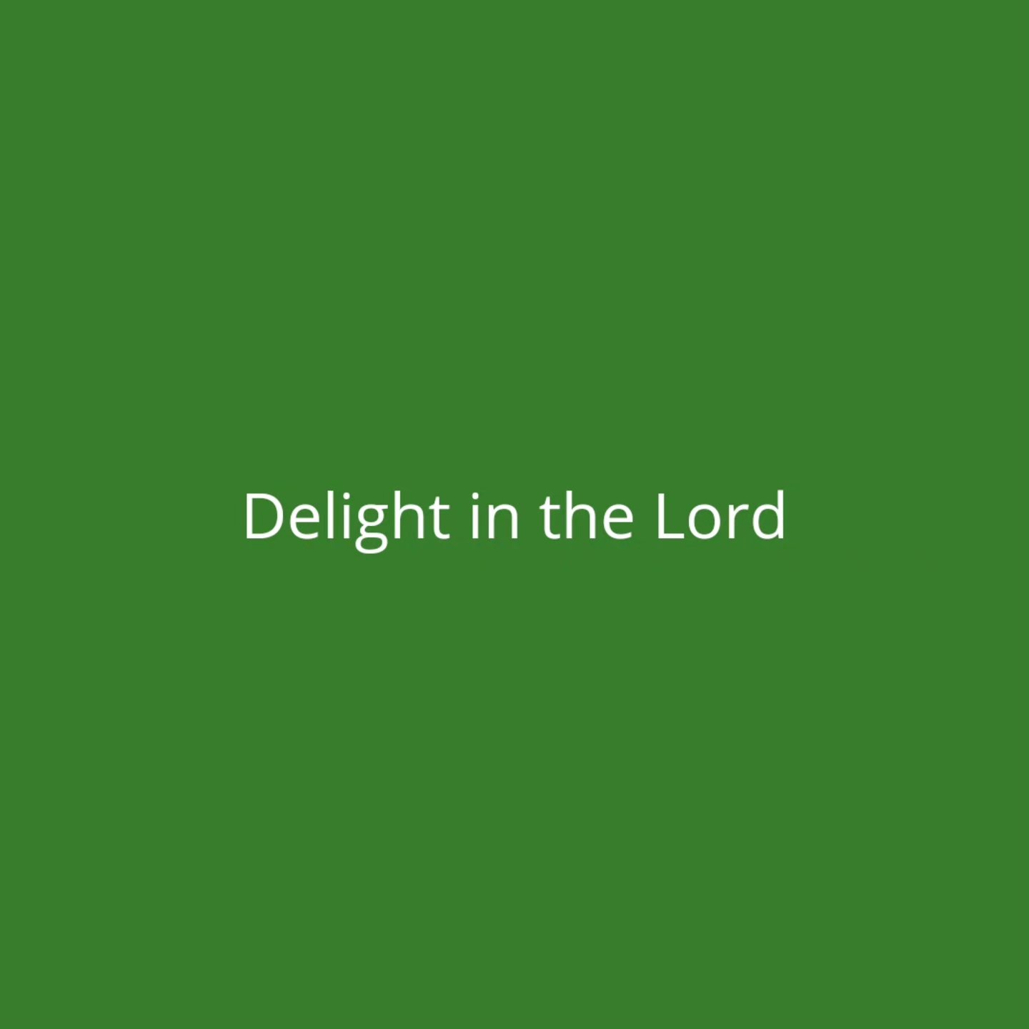 Psalm 37: 4: Delight yourself in the Lord, and he will give you the desires of your heart.
The Lord told me to do this in order to overcome any place where the enemy is seeking to delay me.
Ladies, I encourage you as well to spend 15 minutes per day delighting in the Lord. The Lord is for you. π