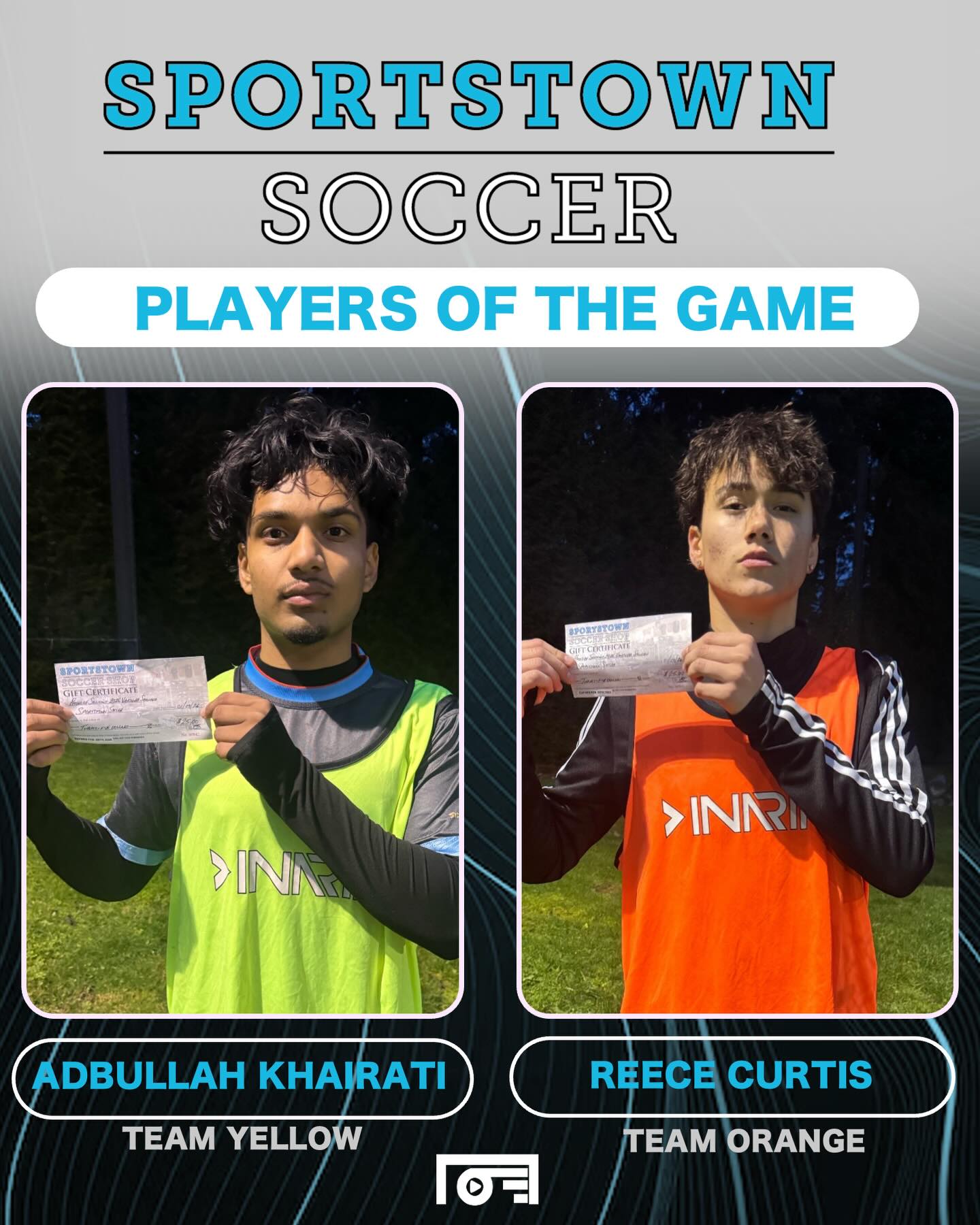 SPORTSTOWN SOCCER PLAYERS OF THE GAMES 🤩
Day 1 of PitchSide Solutions Vancouver Combine 🇨🇦
Athletes of all ages can enjoy high-quality indoor turf field rentals and shop for premium soccer gear, all under one roof.
Sportstown Soccer
11191 Horseshoe Way, Unit #6
Richmond, British Columbia V7A 4S5