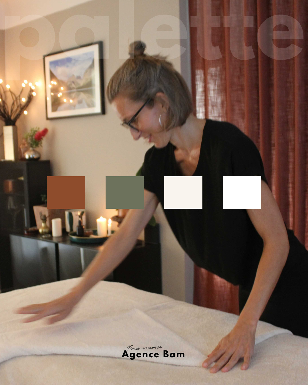 Traduire la sérénité en couleurs. ✨
Pour accompagner l’univers de Justine, créatrice de @gurelana nous avons imaginé une palette chromatique qui respire le calme et l’harmonie. Chaque nuance a été choisie pour refléter ce "moment suspendu" que propose l'institut : entre soins sur table et détente en bassin d’eau chaude.
L'objectif ? Que l'apaisement commence dès le premier regard sur l'écran. Restez connectés, on vous présente le site internet très bientôt !
Psst, si vous n'avez pas envie d'attendre et prendre rdv immédiatement (on vous comprend !) c'est sur gure-lana.fr !