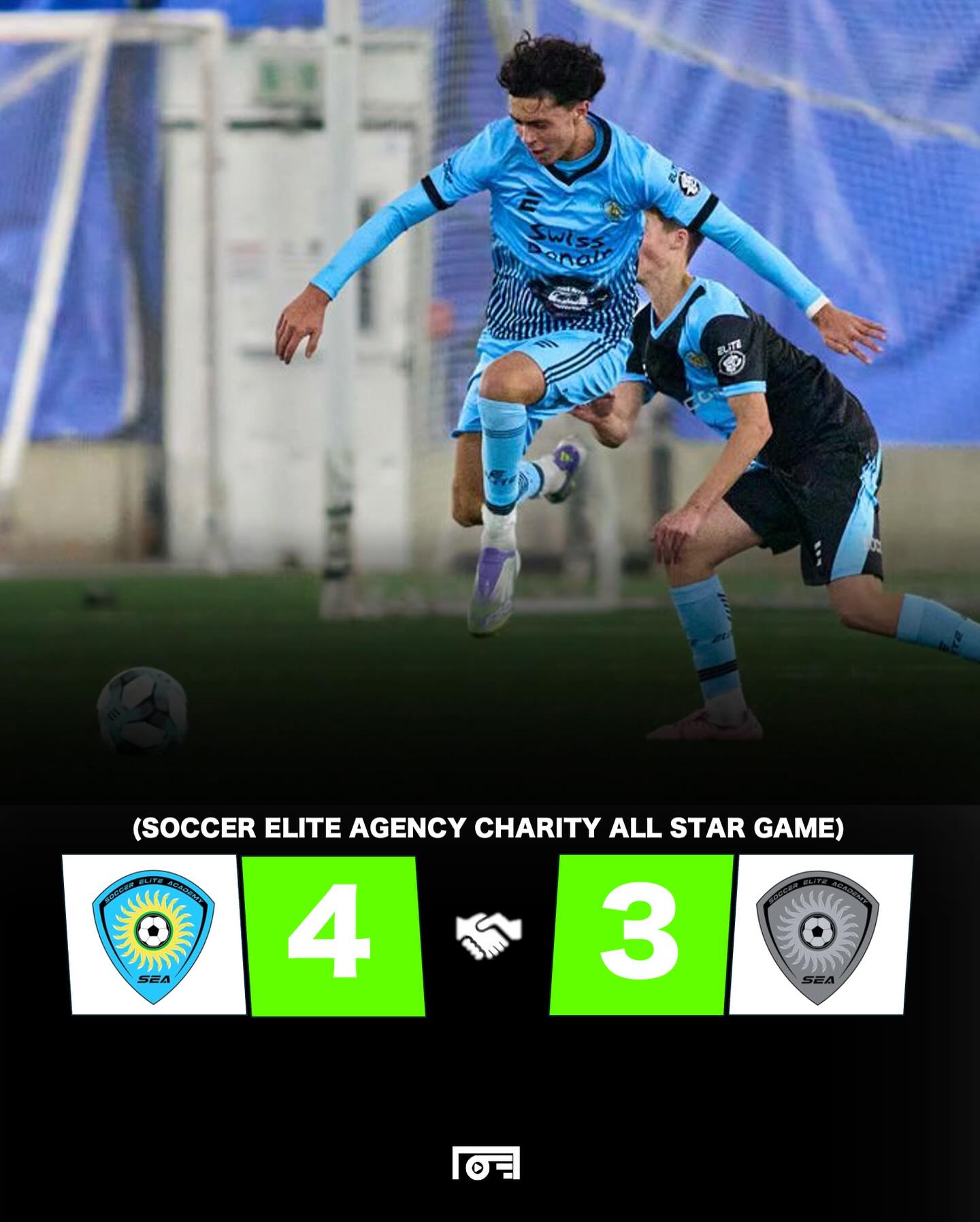 The STARS were out this off season in Edmonton 🤩
Soccer Elite Agency’s Charity Soccer Game for Edmonton food banks was filled with the cities top players 🔥
Team Blue beat Team Black 4-3 on penalties