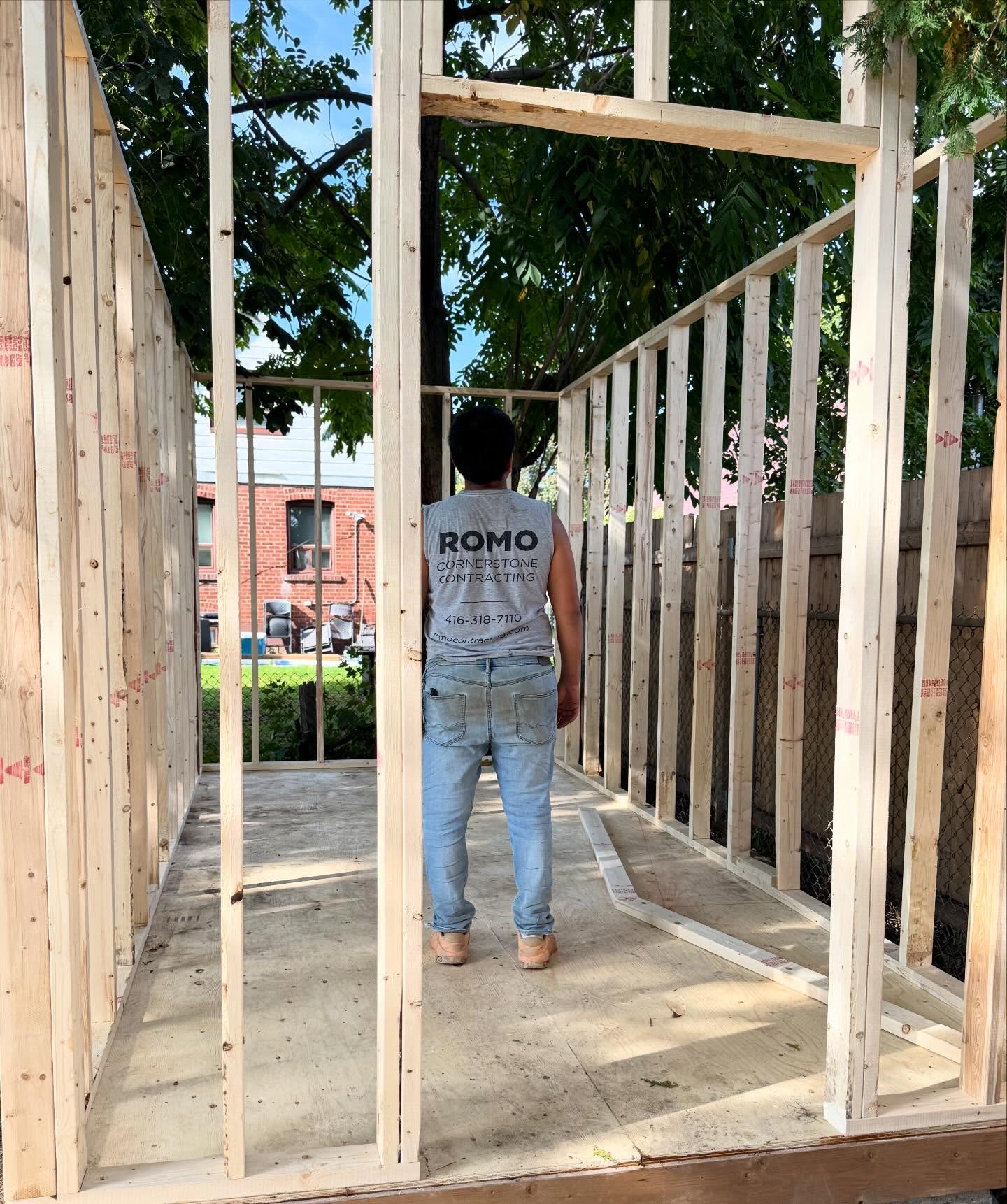 Shed building in Toronto!! #toronto #shed #goals #contractor #construction