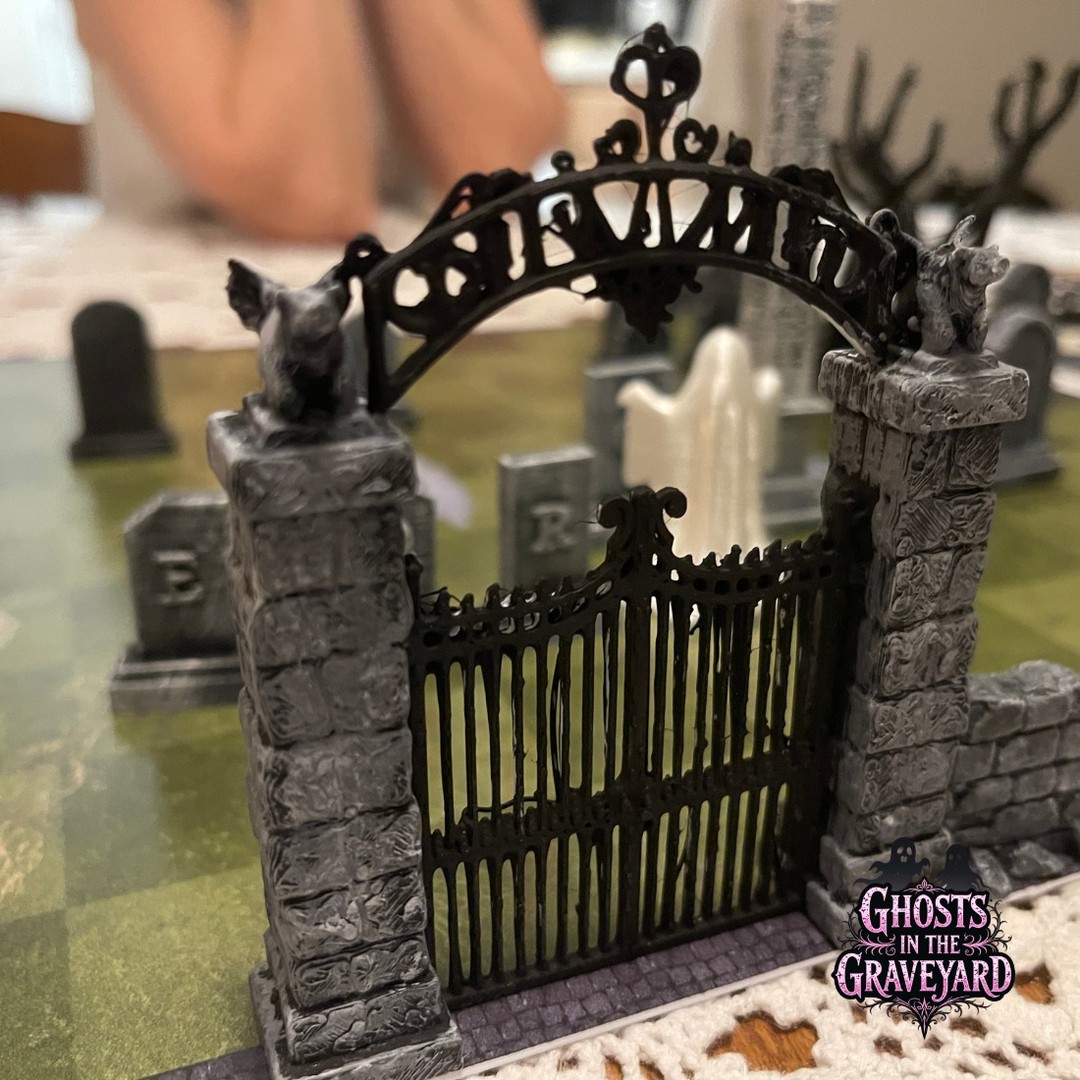 Step into our studio—where Ghosts in the Graveyard begins as a scribble and becomes a keepsake. We start with tight concept sketches, choose colors that pop under lamplight, then hand-paint each figure with layered strokes for depth and personality. Every brush mark is a choice: mood, texture, story. That care makes each copy one-of-a-kind for your shelf or your next great gift. Curious which piece started as a wild doodle? Link in bio 🎨👻🖌️ #HandPaintedGames #BoardGameArt #CollectorReady #PeculiarGamesCo