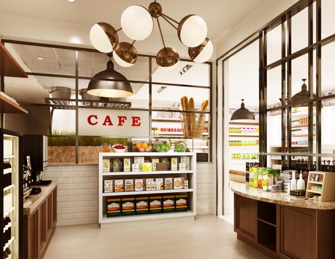 Thrive & Benefit convenience store/café concept