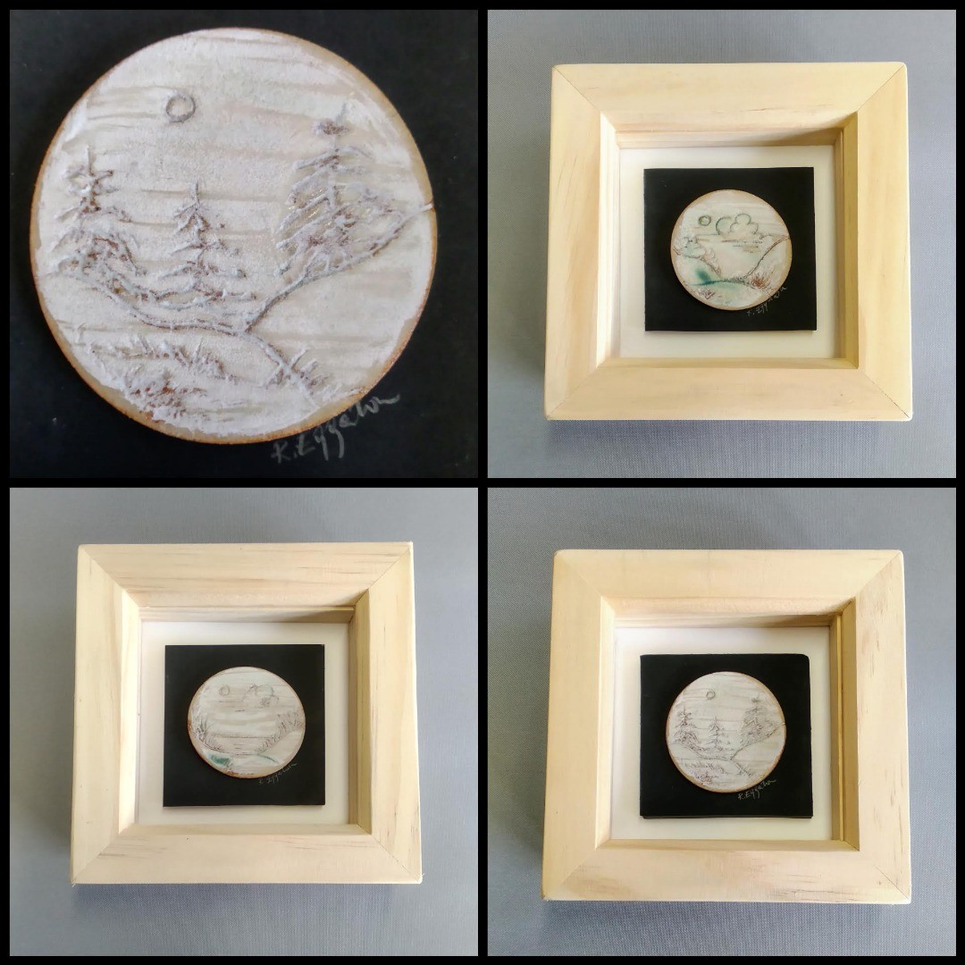 And of course a winter trio, I know its far too earl yet, but .... I like the fact that they are very muted - like looking at them through the winter storm...
Sgraffito landscape collection soon to be part of the exhibition at The Qube gallery in Oswestry Shropshire
#sgraffito
#ceramicsart
#landscapesinclay
#ceramiclandscape
#landscapes
#tranquillity
#energybursts
#enjoyingcreating
#creatinginclay
#interiormagasinet
#wallart
#wallartdecor
#clayart
#workingwithclay
#sgraffitoceramics
#framedartwork
#qubeoca
#winterlandscape