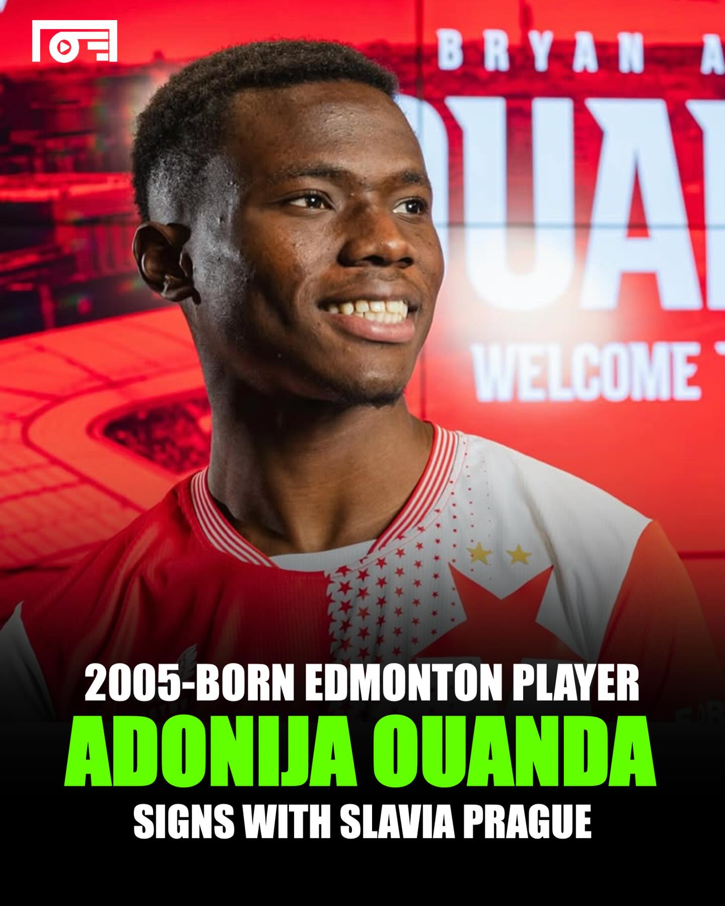 Former U17 Alberta Premier Development League (APDL) Player Adonija Bryan Ouanda has signed with Czech powerhouse Slavia Prague 🇨🇿
While never capped at youth level, he is able to represent Canada and Ivory Coast