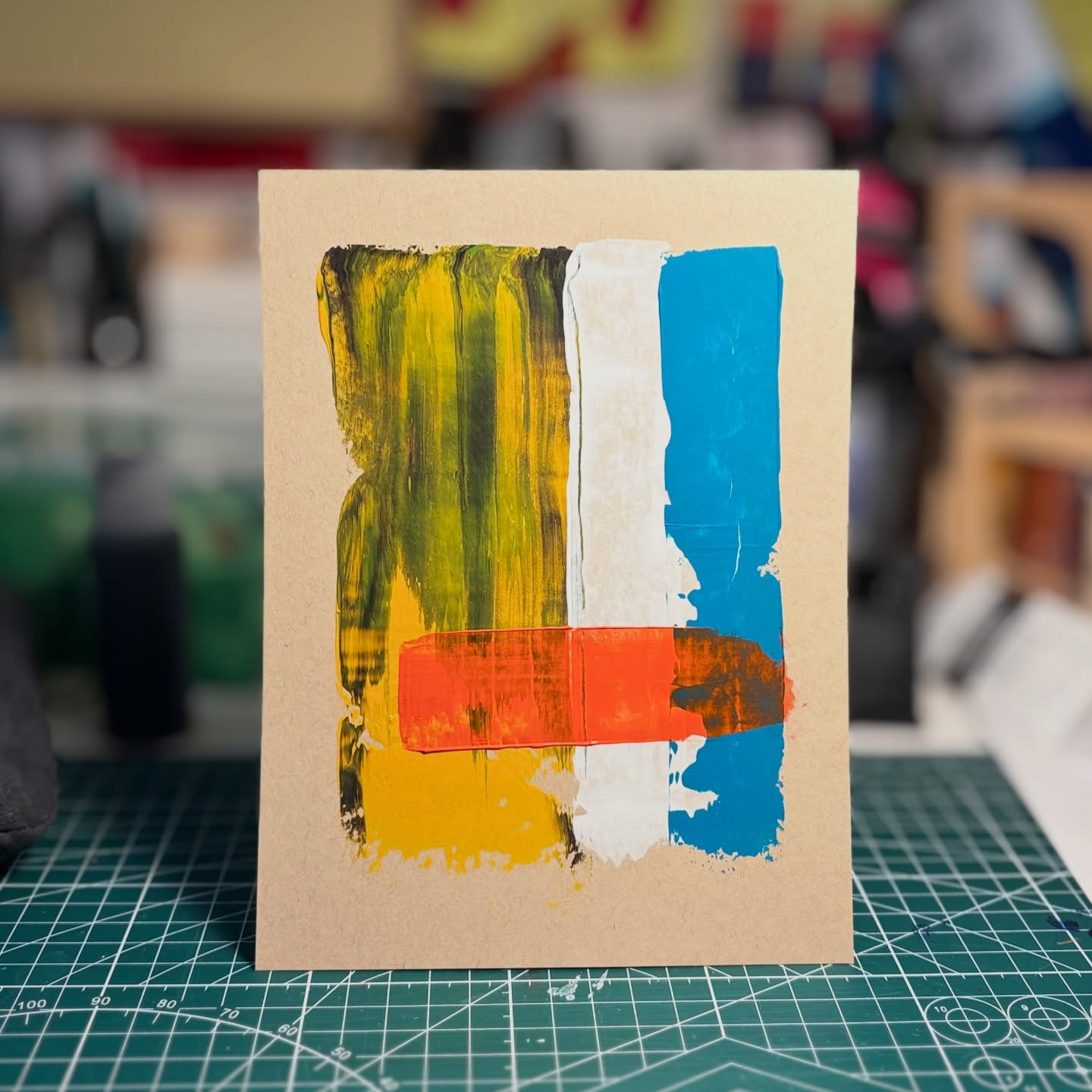 Saturday morning playing with colours. #painting #colour #abstractart #artistsoninstagram