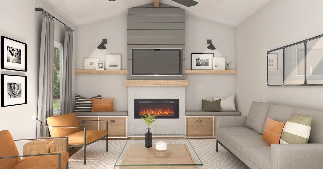 I could almost feel the leather🕺🏻👀
.
.
.
#rendering #sketchup #sketchup3d #supodium #supodiumrenders #photoshop #livingroom #interiordesign #interiorlovers #interior_and_living #residentialdesign #seating #leatherchair #westelm #sketchuprender #3drendering #designsponge #interiordesignstudent #interiordecor #interiorstyling #interiorandhome #howyouhome #designer #homestyling #concretefireplace #shiplap #fireplace #electricfireplace