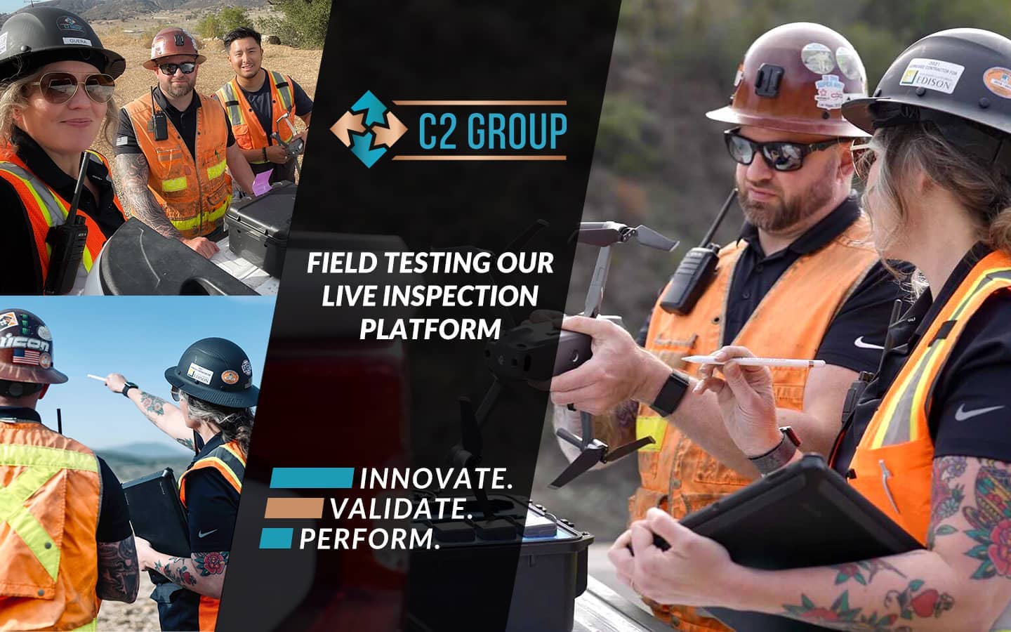 We measure our success not only by the ability to implement what we innovate but also by the ability to make solutions cross-functional for our teams and client partners. That means hands-on field testing with our CTO @c2group_brandon and VP of Program Development Nicole Alarcon @mise_en_place_daily and our field teams before launching new solution platforms. #drone #utilities #datascience #datadriven #testing