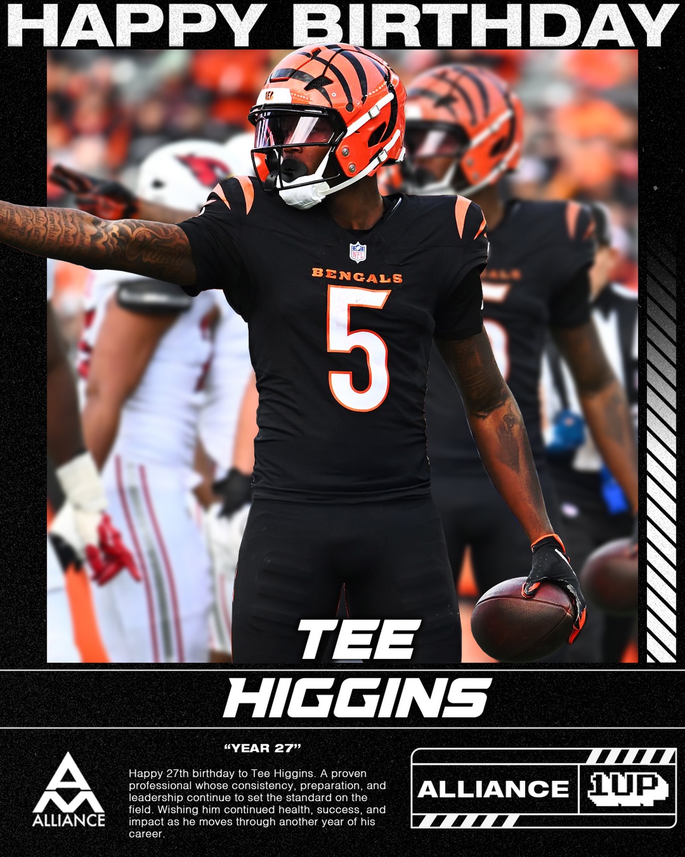 Happy Birthday @teehiggins! Year 27 on the way 🚀