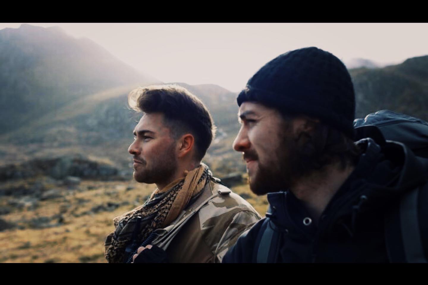 Returned to the capital today after a BANTS five days shooting ‘Dark Wolf’ in the mountains. The BD to the right, @casscraigmile, is a good man, a brave man, and a hairy c*** ******g mother *u**e*. Videography by @petercharnock & a Lithuanian. Script by @hollie_farrington. #actor innit.